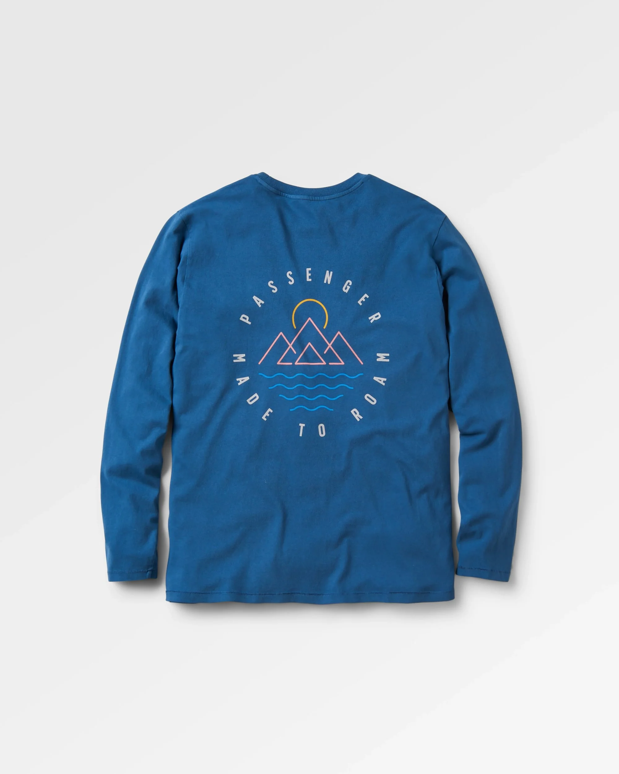 Escapism LS T-Shirt - Dark Denim - Image 2