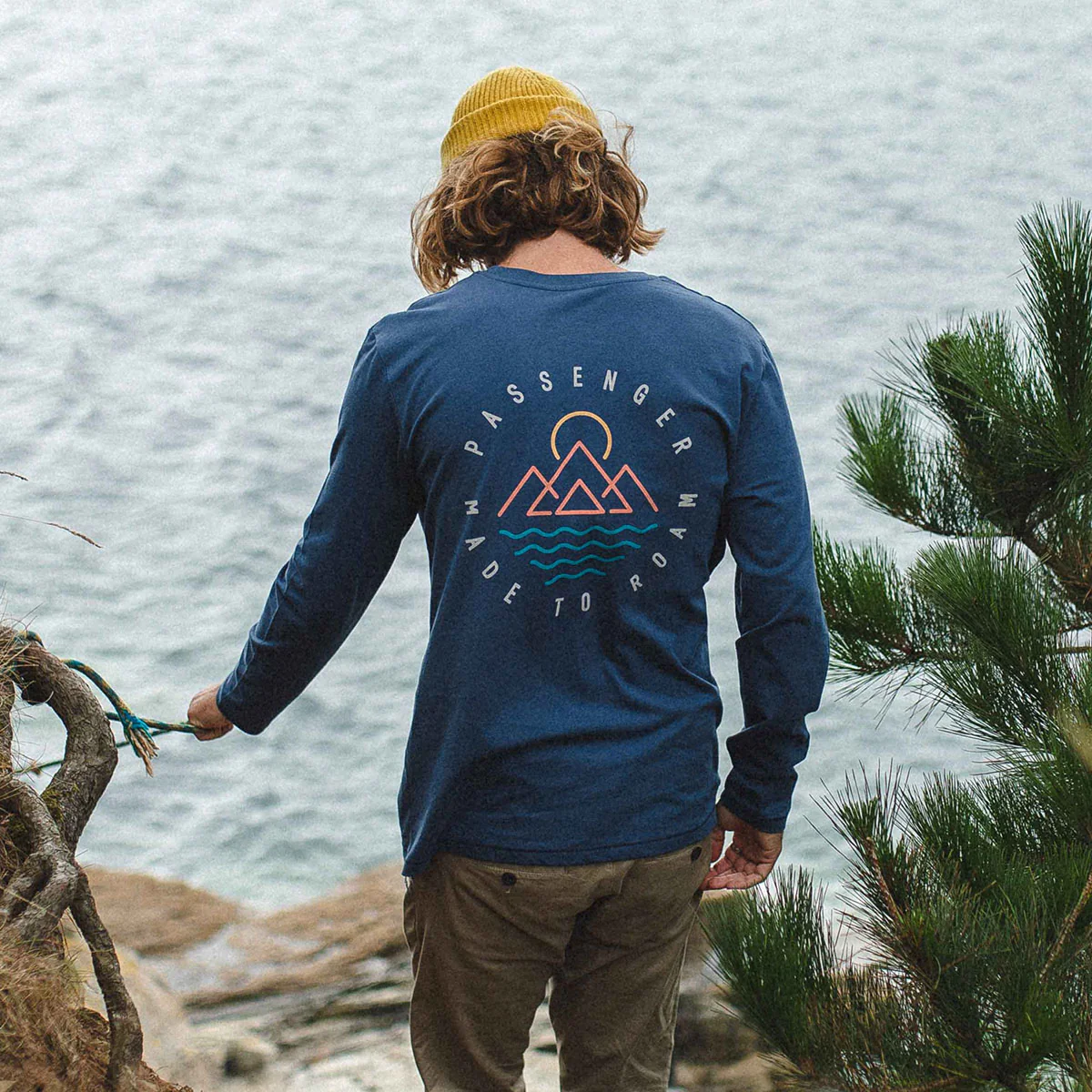 Escapism LS T-Shirt - Dark Denim