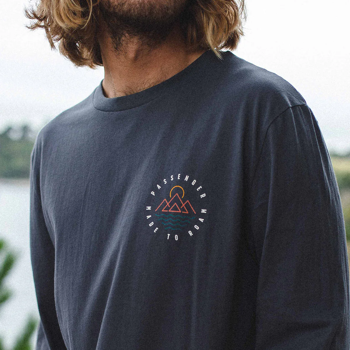 Escapism LS T-Shirt - Faded Black - Image 4