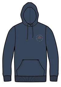 Escapism Regular Fit Hoodie - Dark Denim - Image 4