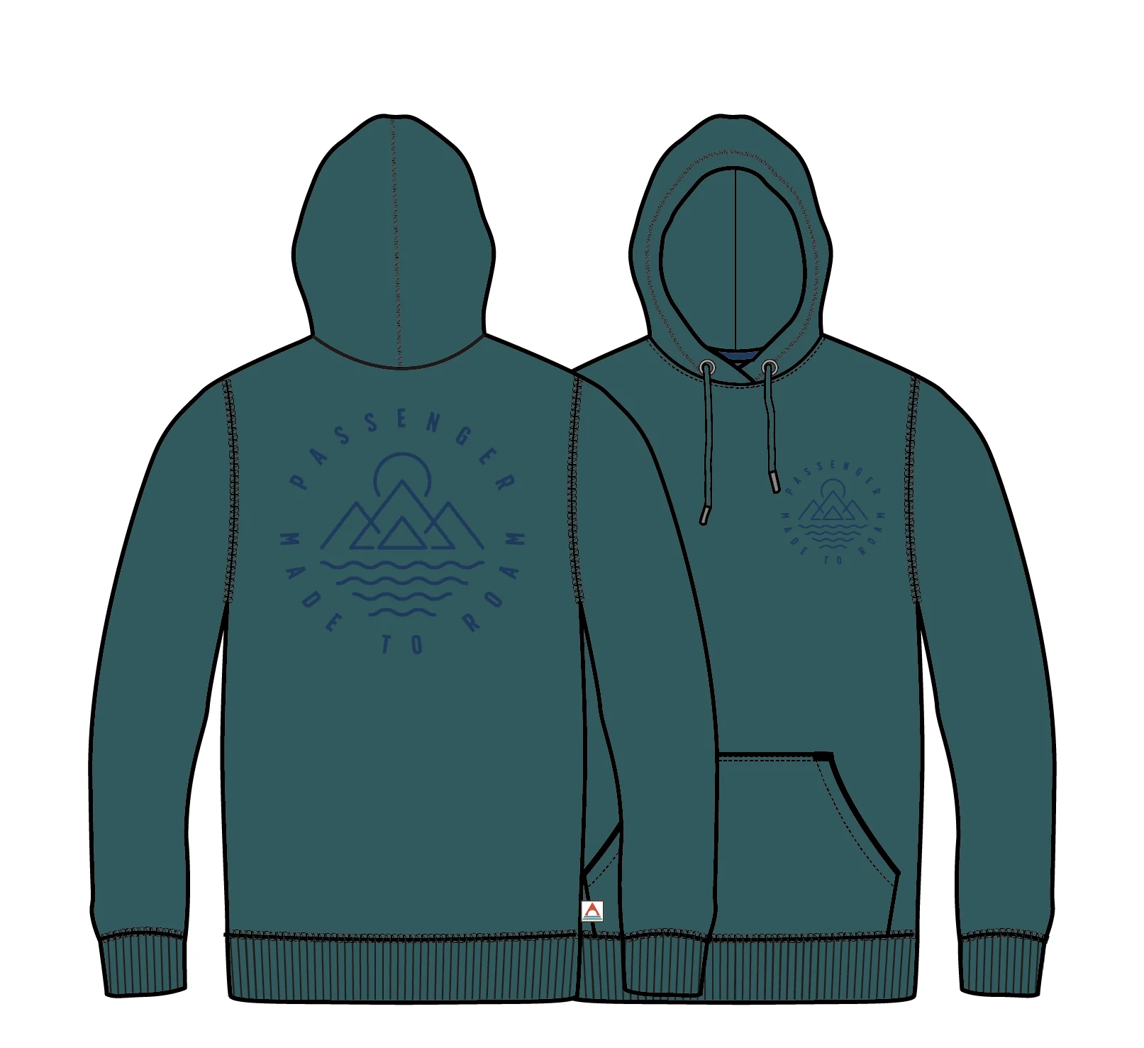Escapism Regular Fit Hoodie - Mediterranean - Image 9