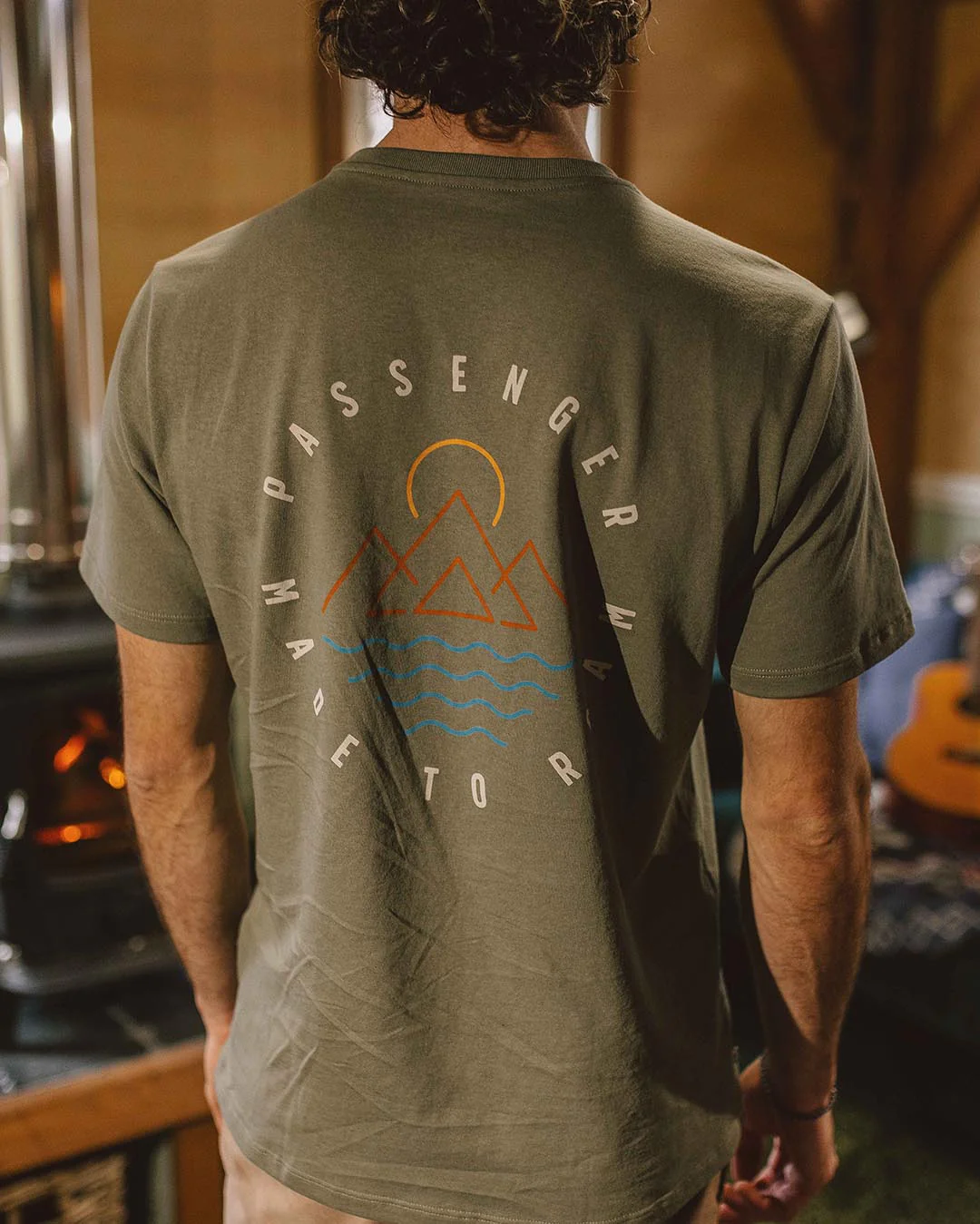 Escapism T-Shirt - Dusty Olive - Image 5