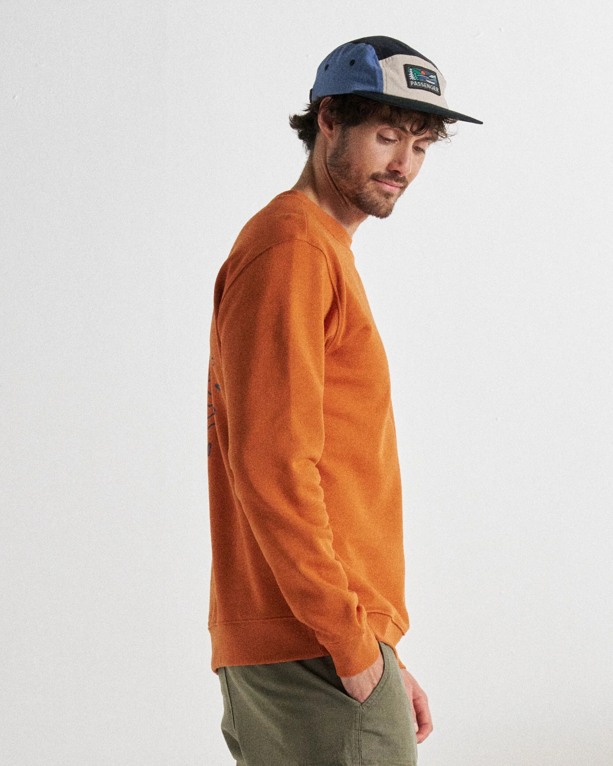 Escapism Regular Fit Sweatshirt - Sunset Orange - Image 6