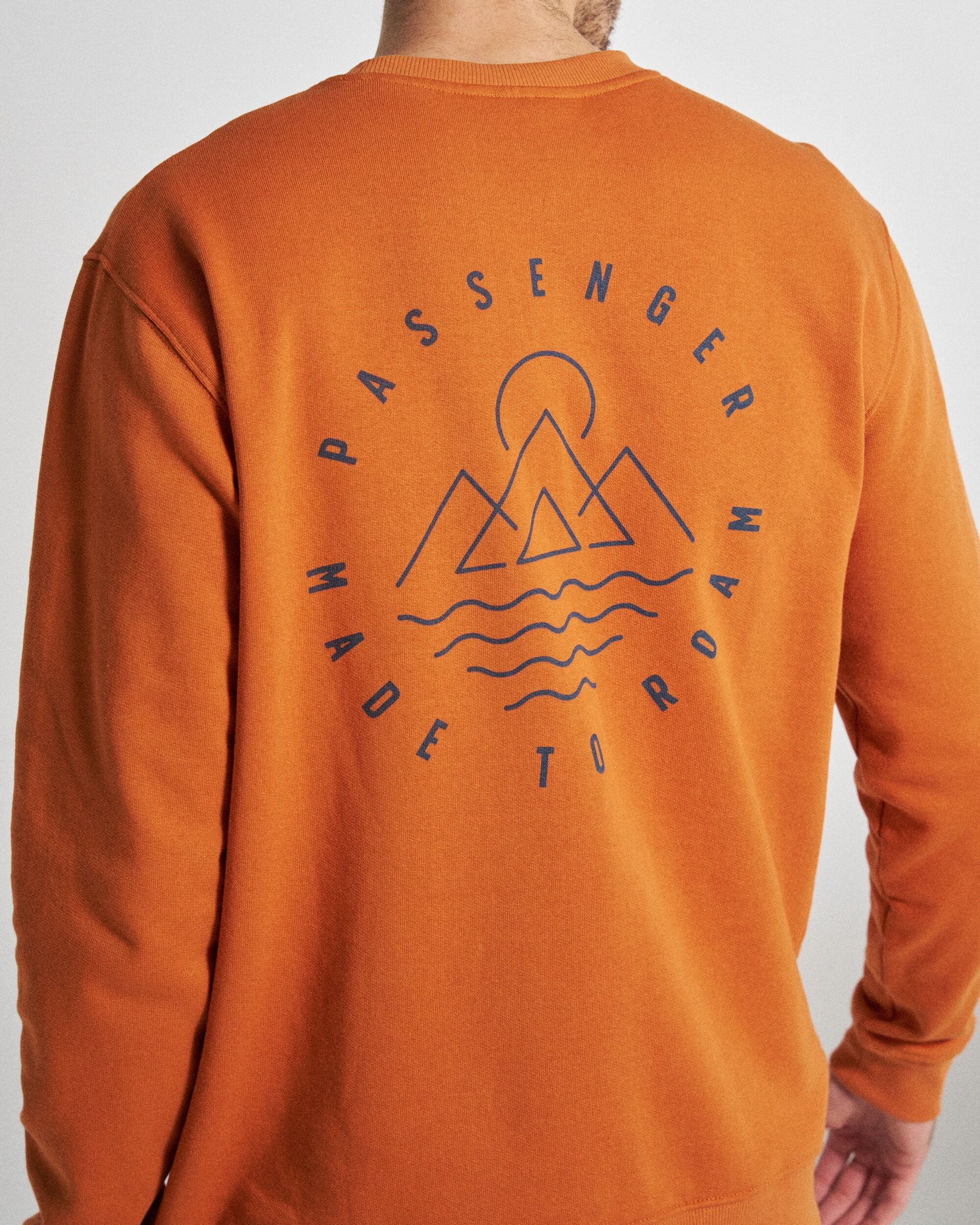 Escapism Regular Fit Sweatshirt - Sunset Orange - Image 7