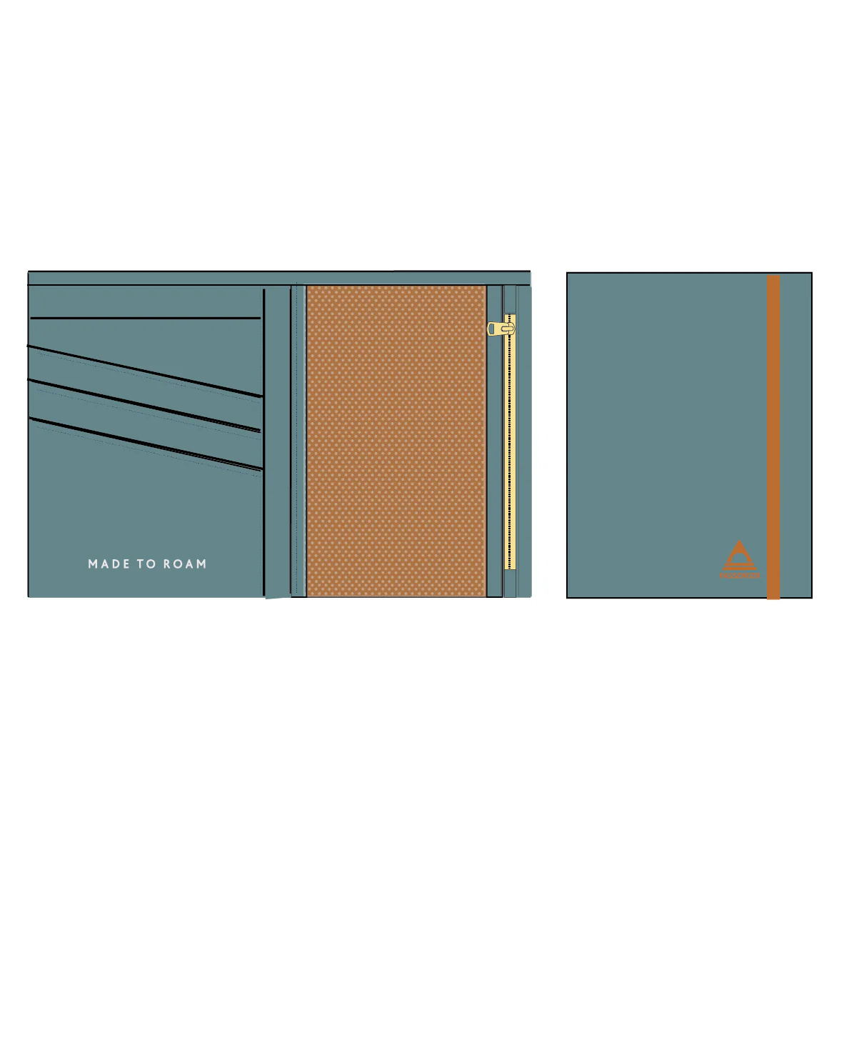Essentials Wallet - Arctic/Retro Orange - Image 8