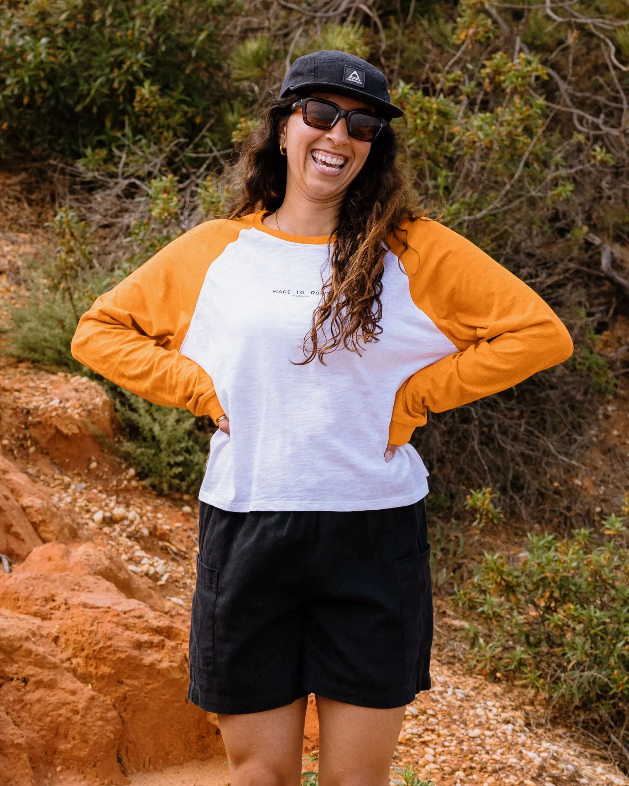 Explore LS Raglan T-Shirt - White - Image 3