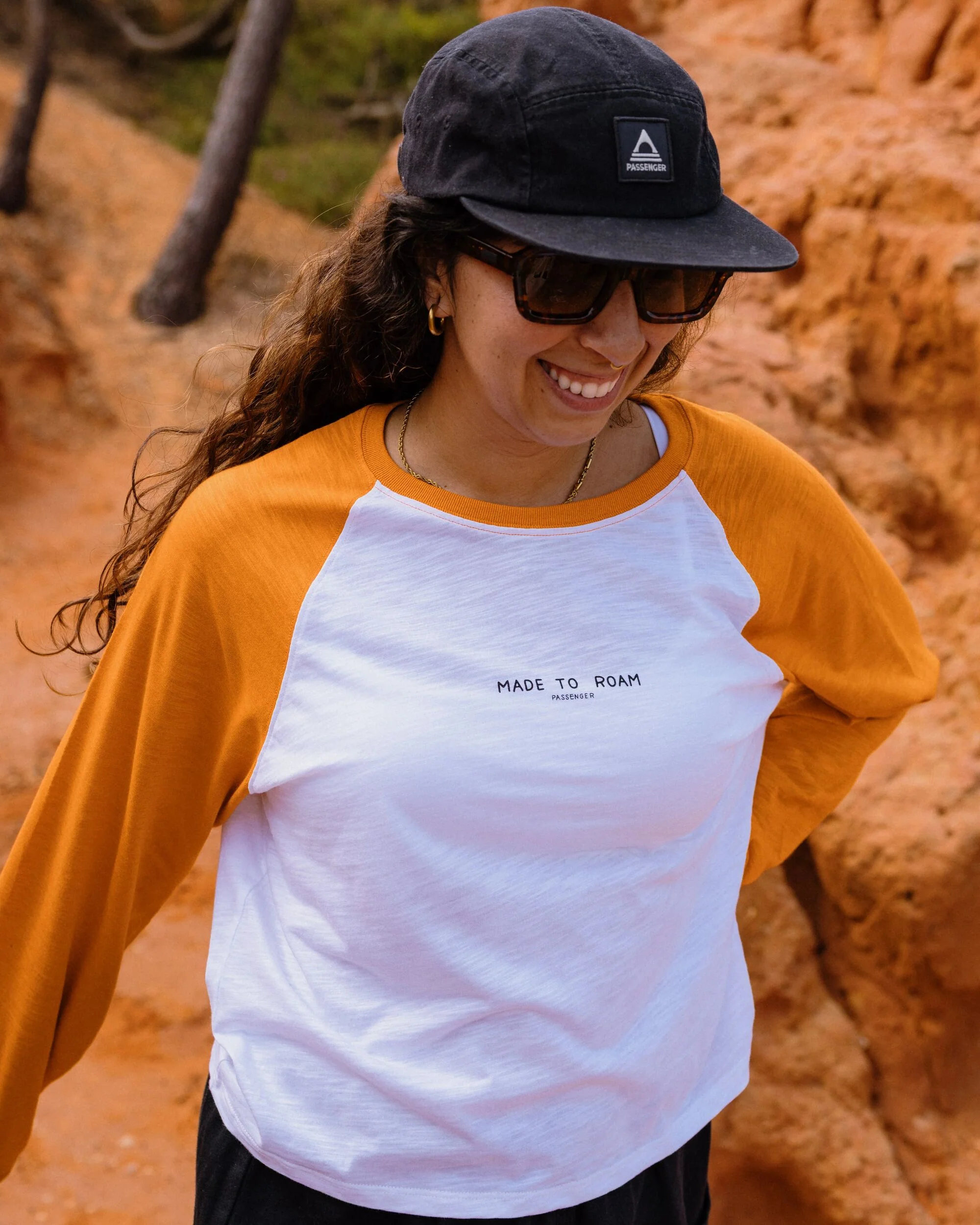 Explore LS Raglan T-Shirt - White - Image 4