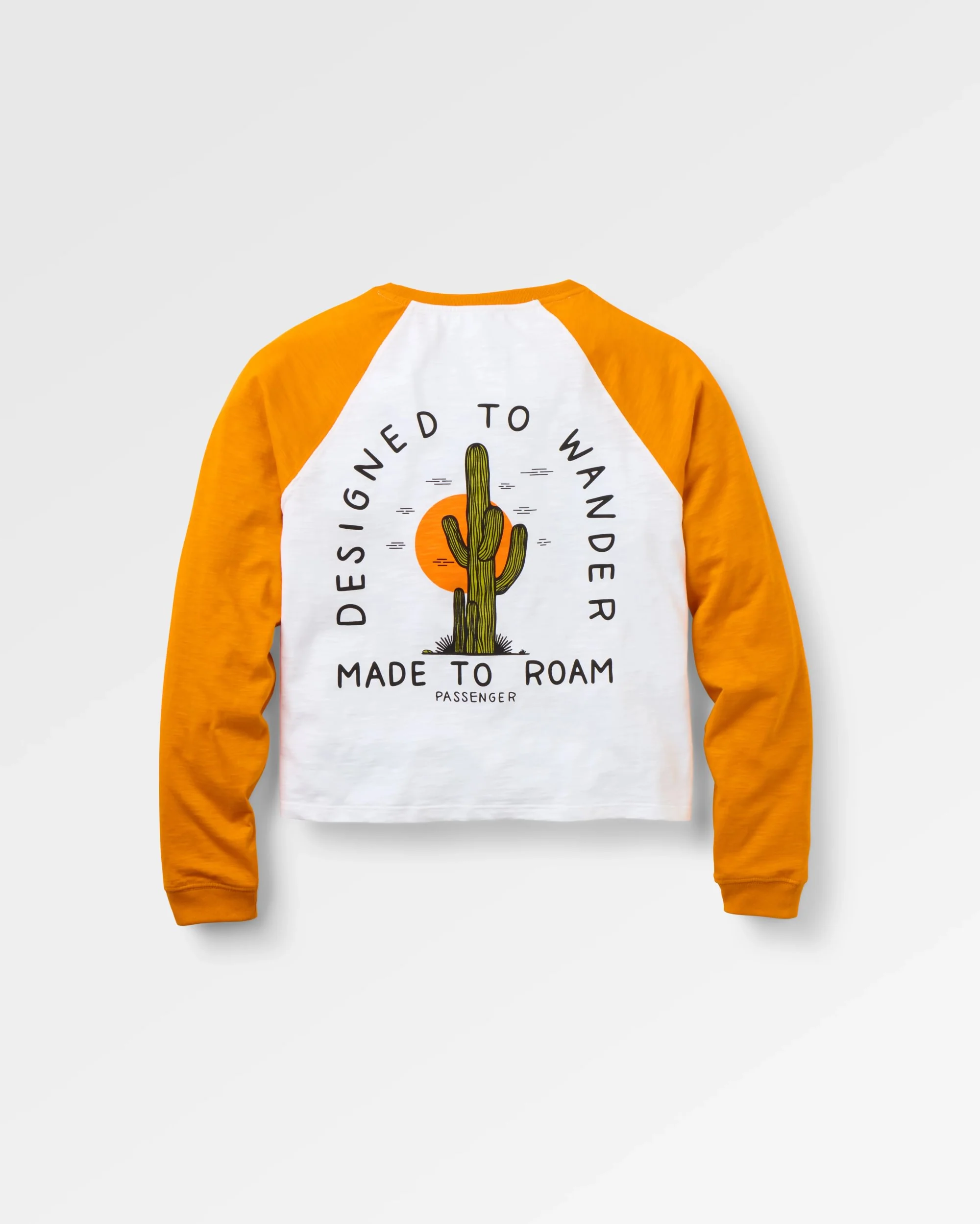 Explore LS Raglan T-Shirt - White - Image 5