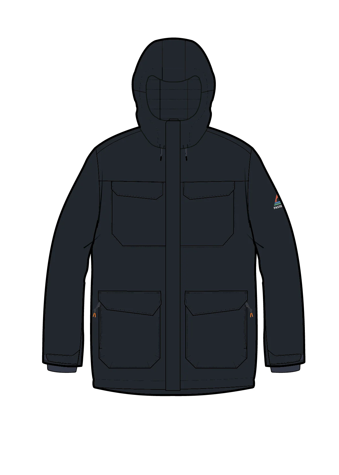 Explorer Waterproof Down Parka - Black - Image 13