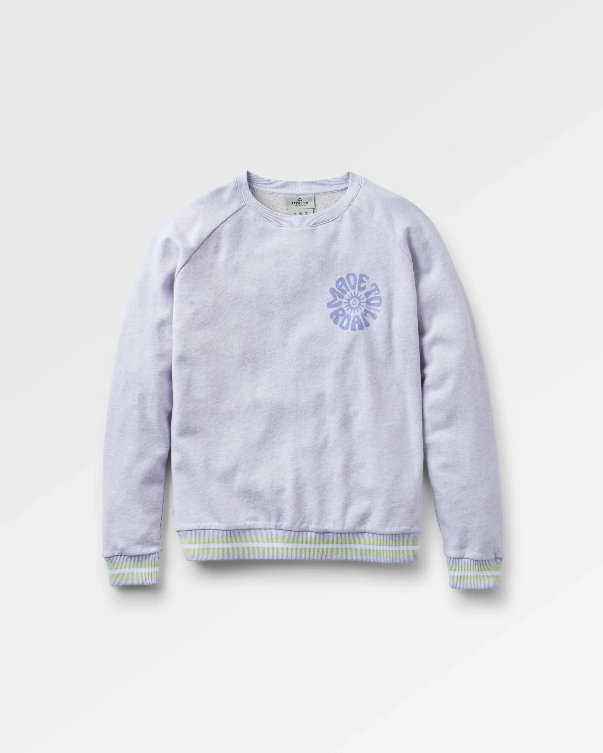 Fade Organic Cotton Sweatshirt - Lilac Mist Marl