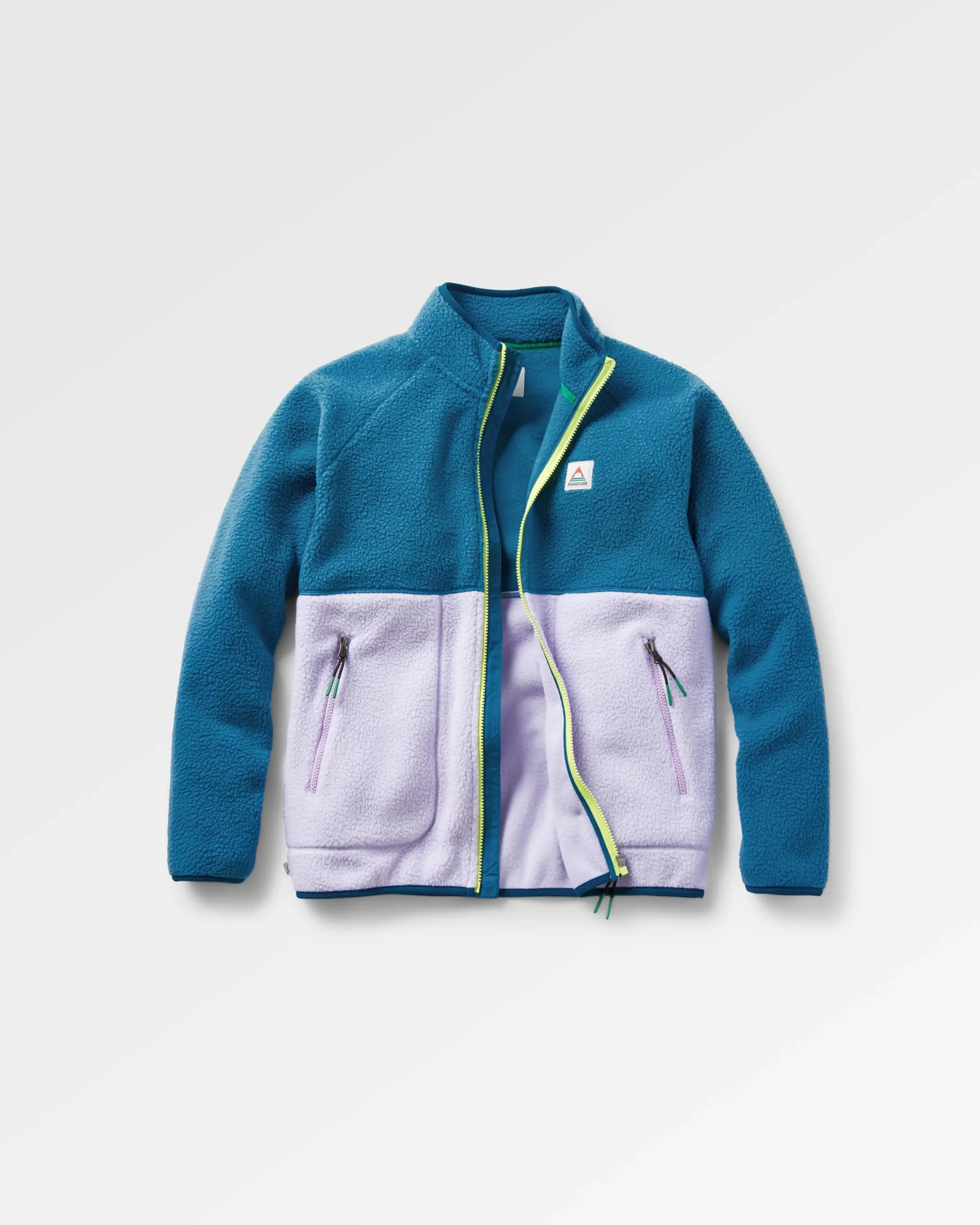 Fairbanks Full Zip Sherpa Fleece - Lilac Mist