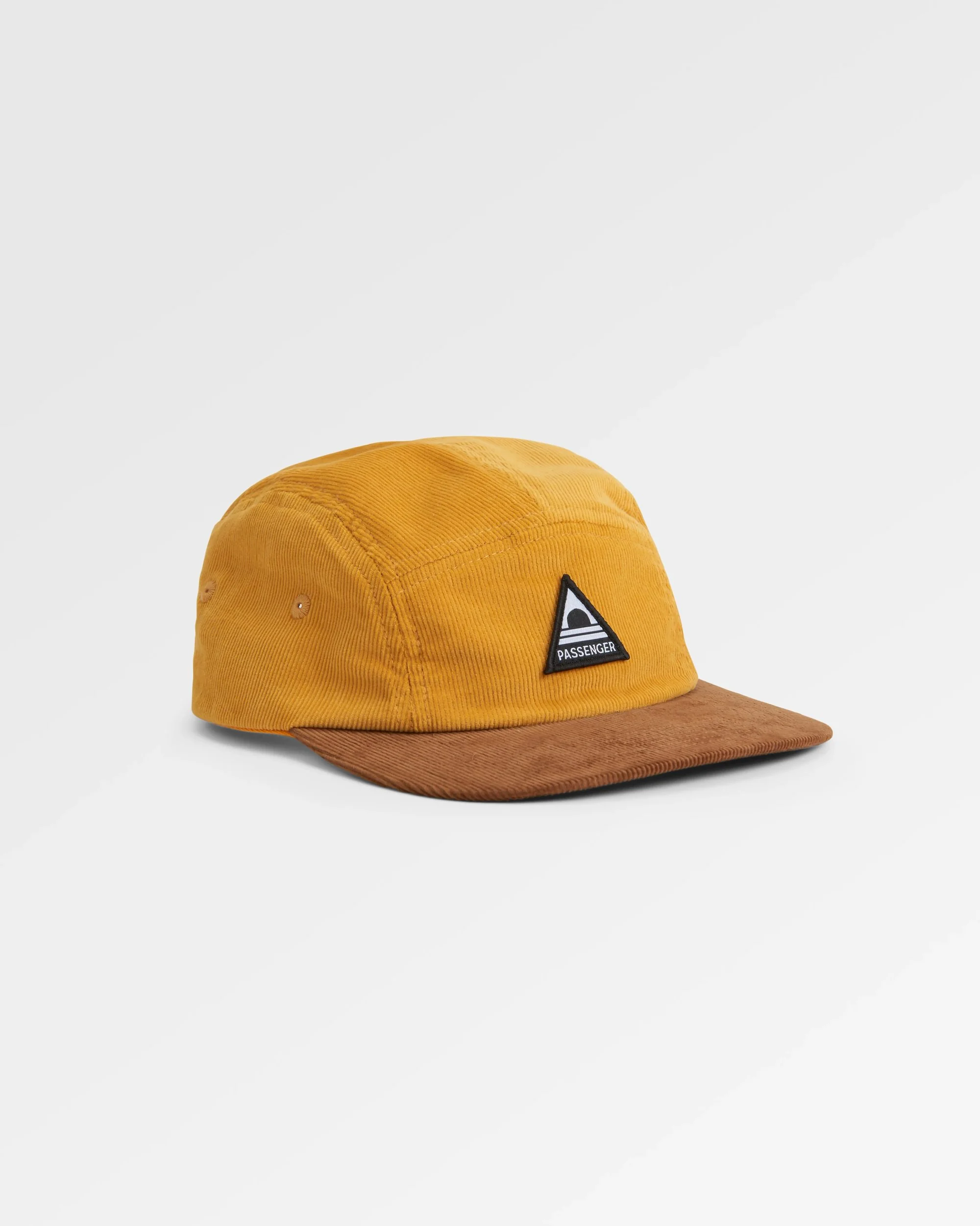 Fixie Cord 5 Panel Cap - Golden Spice