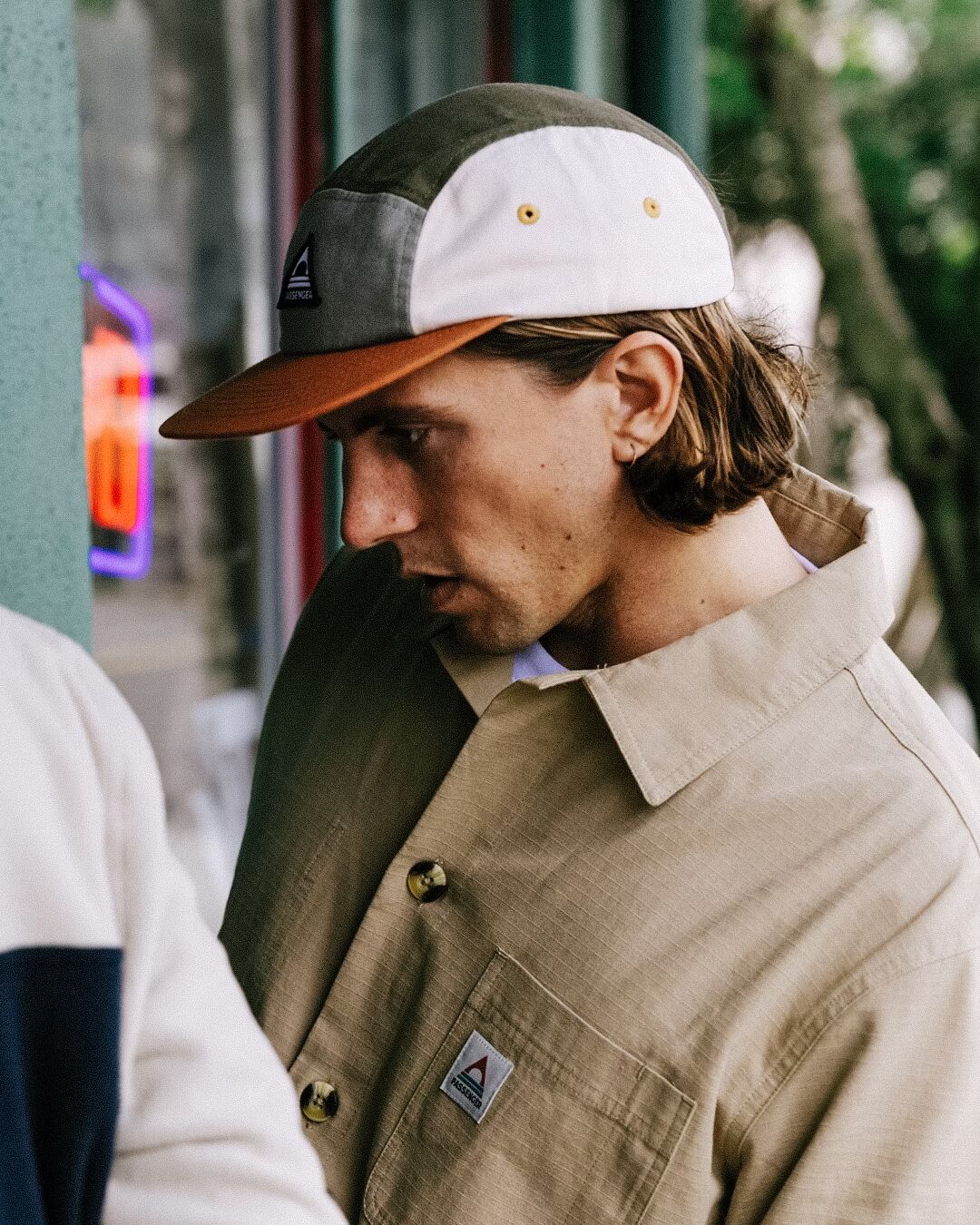 Fixie 5 Panel Cap - Apple Green Multi - Image 3