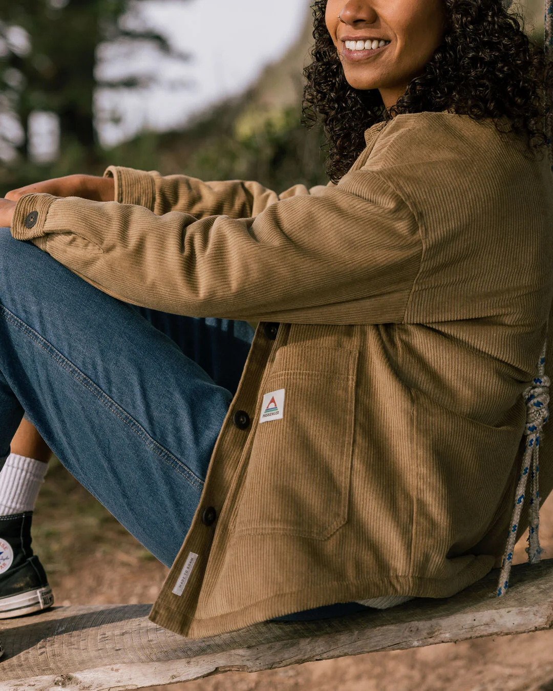 Flint Corduroy Overshirt - Biscuit - Image 6