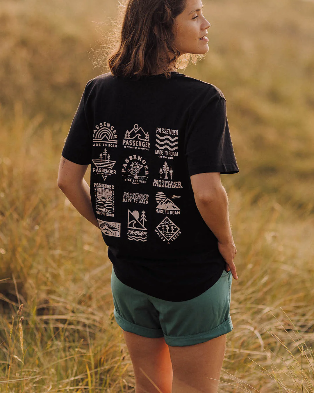 Float Oversized T-Shirt - True Black