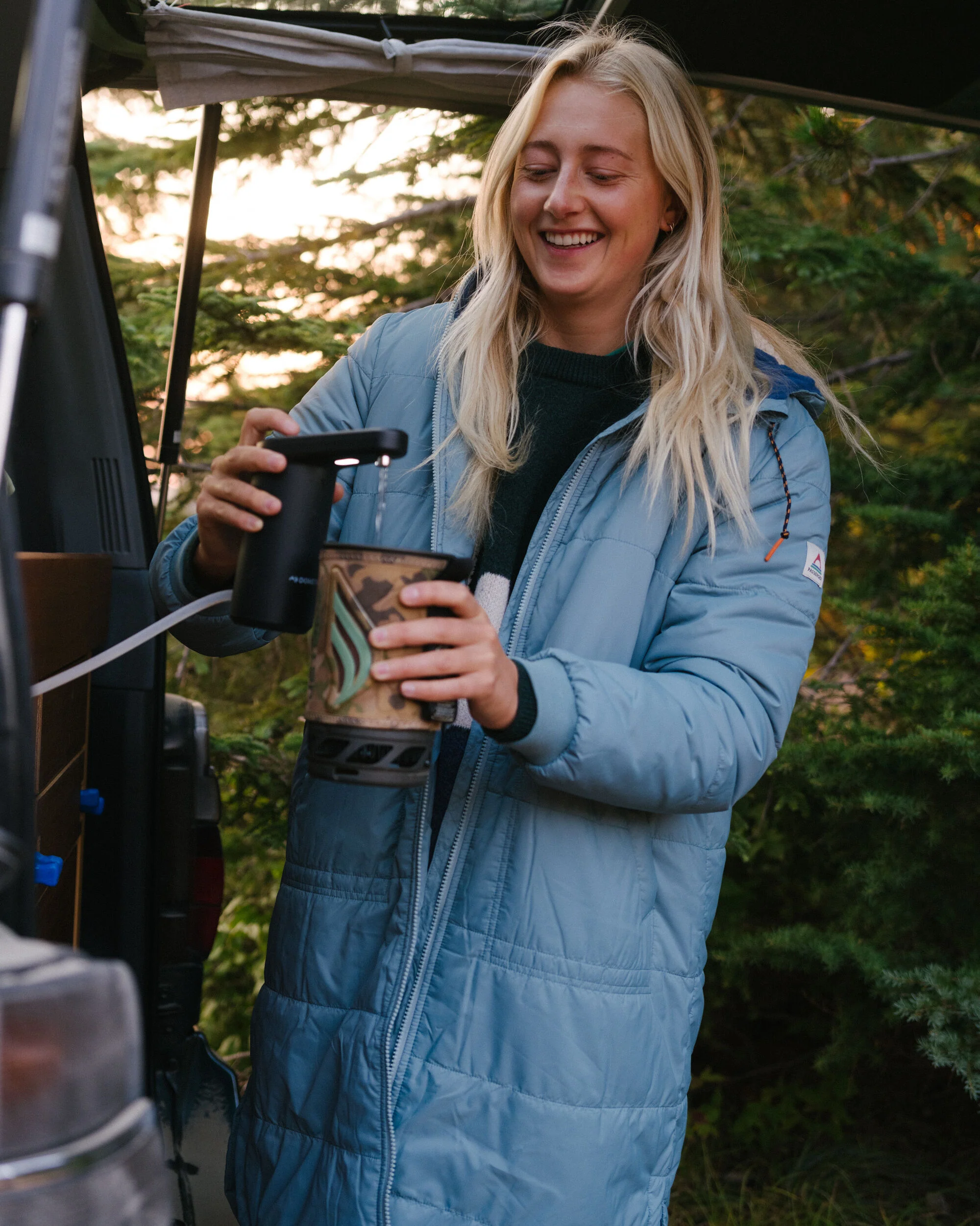 Flora Sherpa Lined Parka - Arctic
