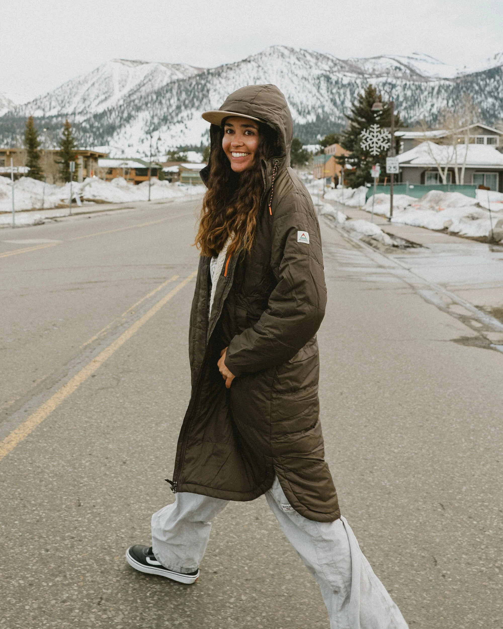 Flora Sherpa Lined Parka - Coffee