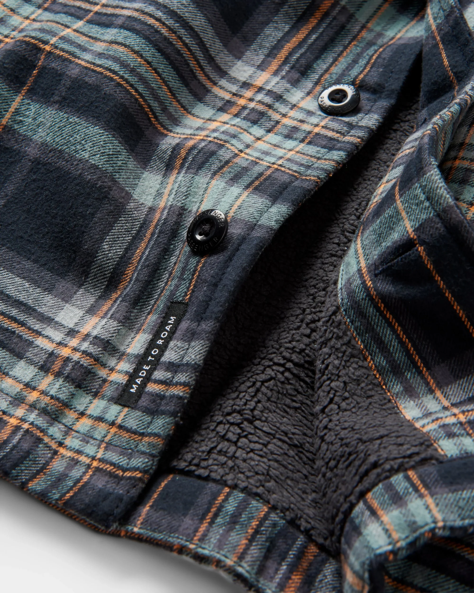 Freestyle Sherpa-Lined Overshirt - Black Check - Image 5