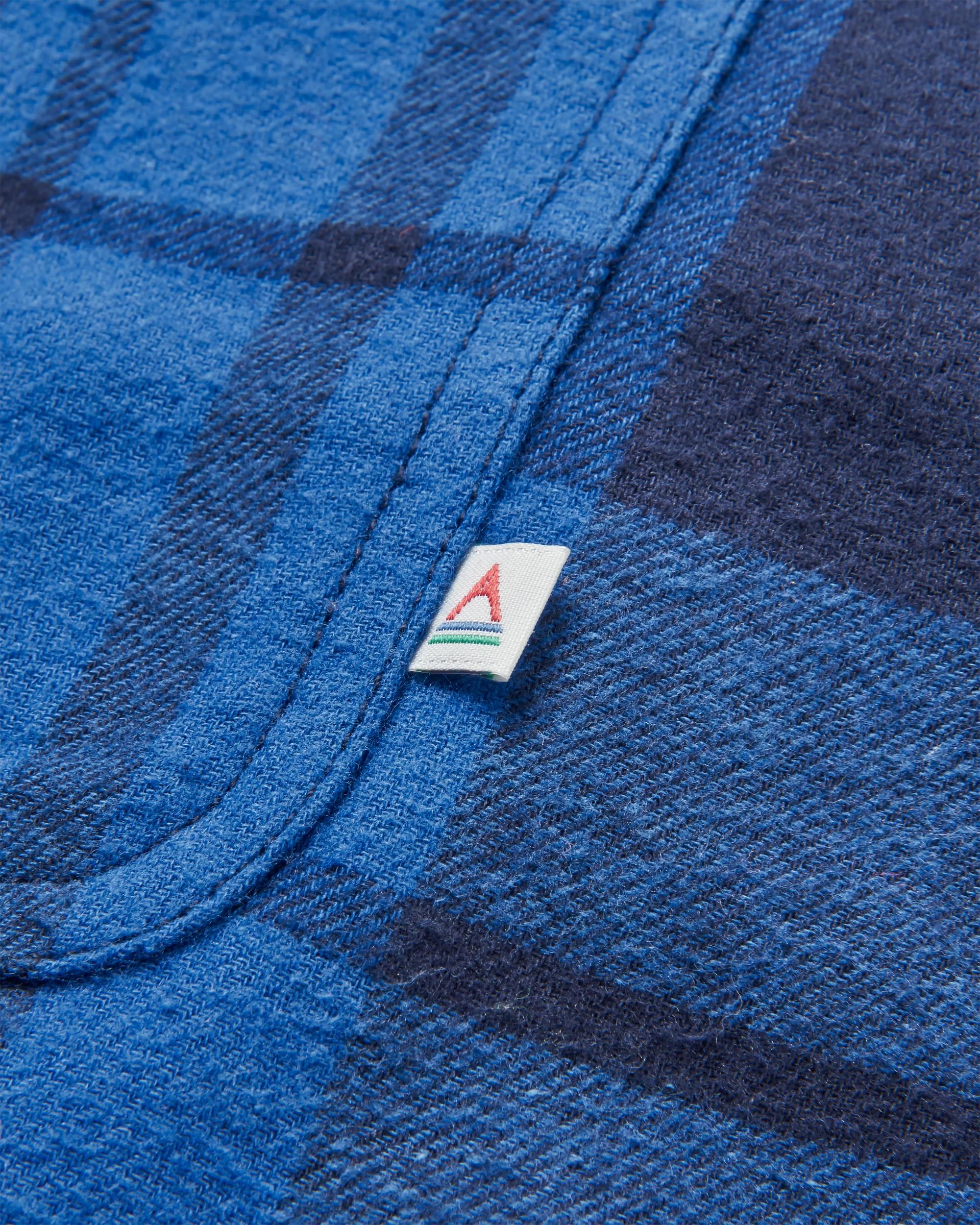 Freestyle Sherpa-Lined Overshirt - True Blue - Image 10