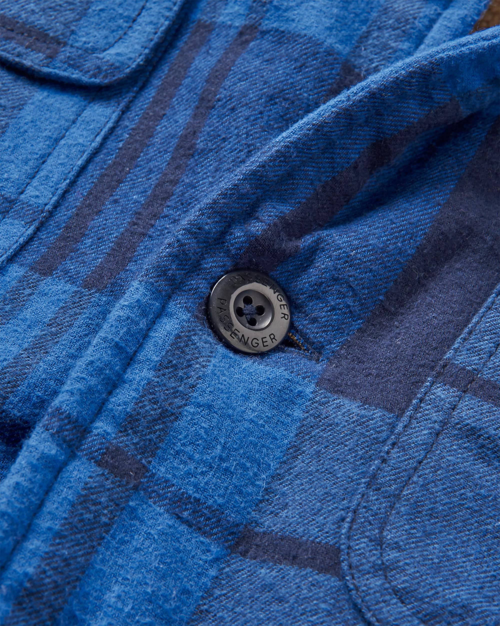 Freestyle Sherpa-Lined Overshirt - True Blue - Image 11