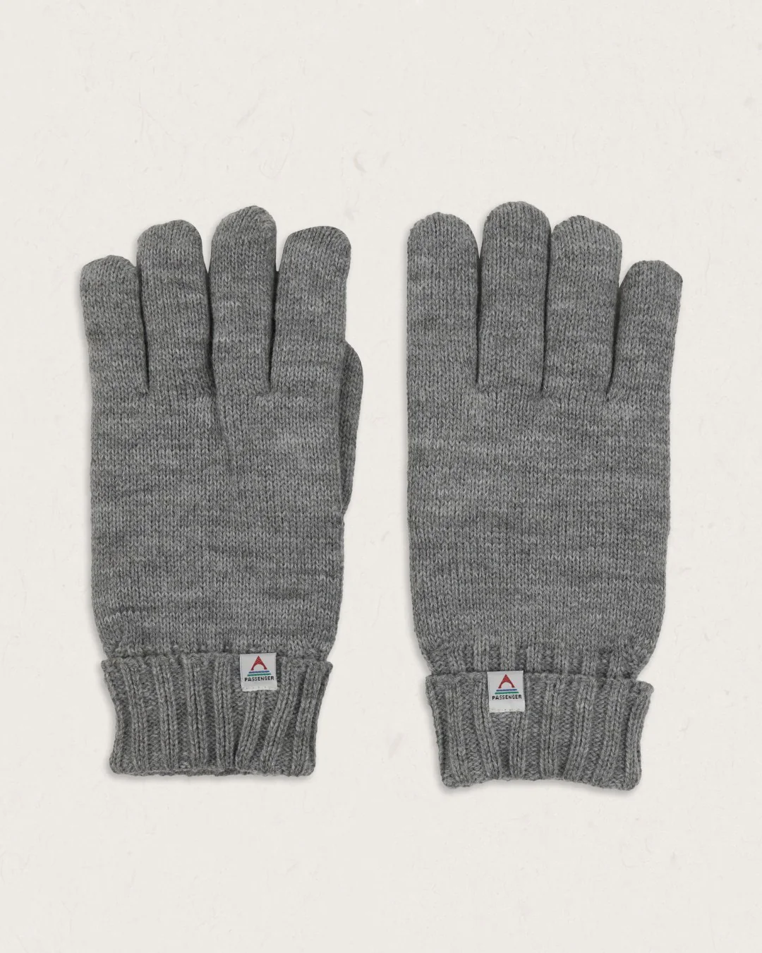 Gale Acrylic Knitted Gloves - Flecked Grey Marl
