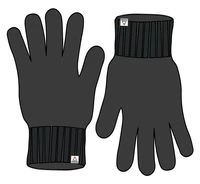 Gale Knitted Gloves - Charcoal - Image 5