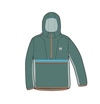Gusto Windshell Anorak - Deep Sea - Image 7