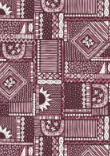 Hannah Skirt - Vintage Patchwork Wine - Image 10