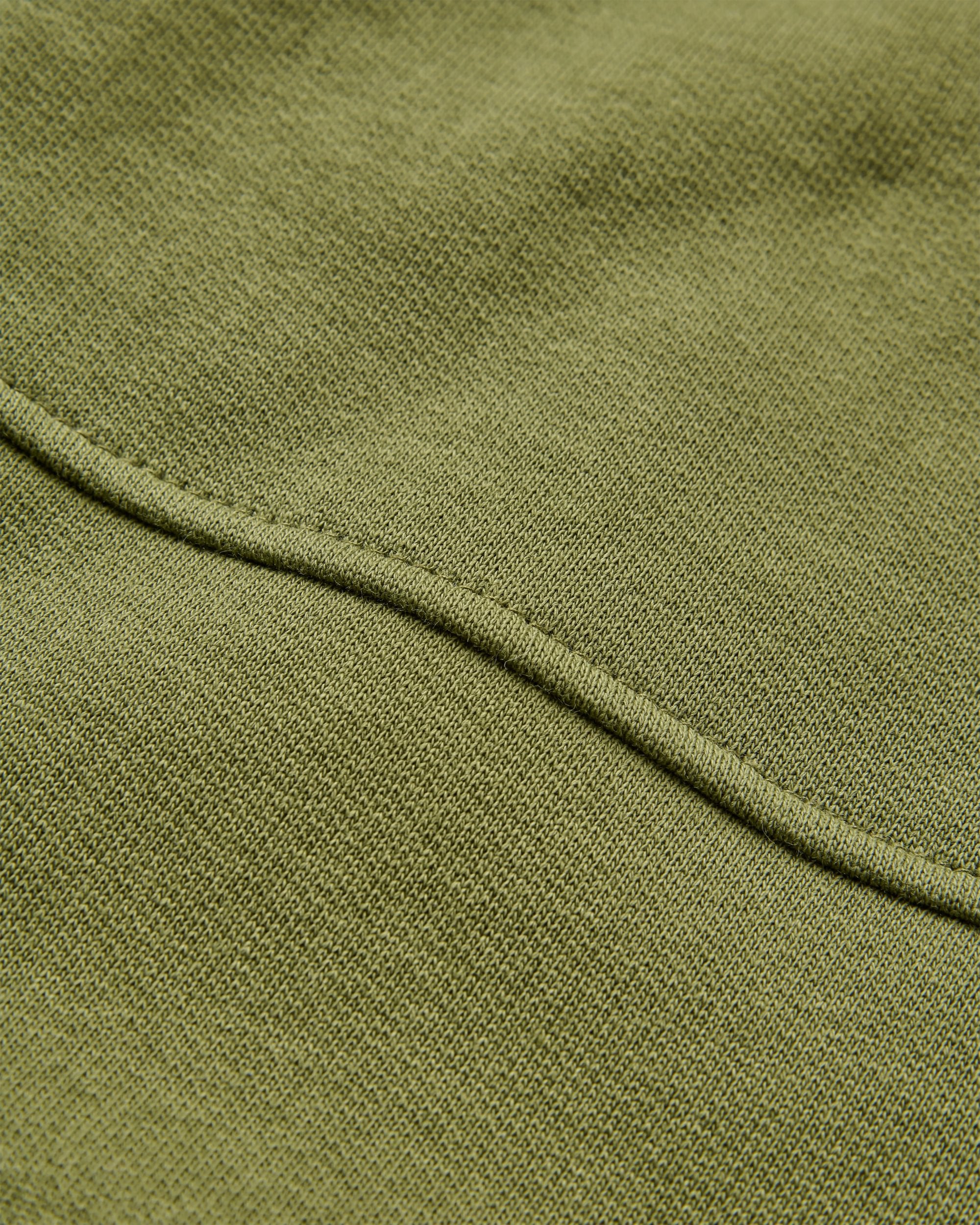 Heritage Full Zip Hoodie - Khaki - Image 4