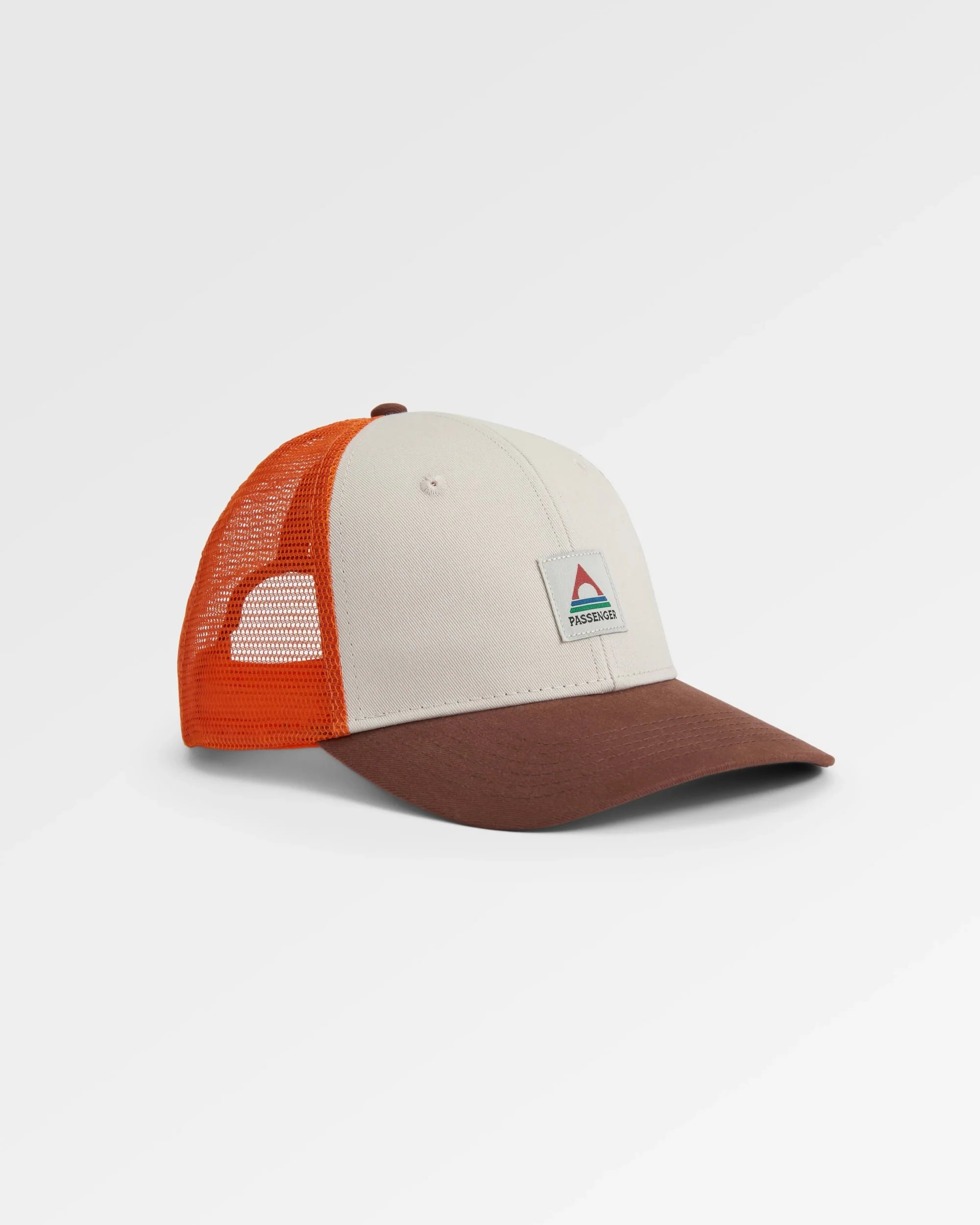Heritage Mesh Snapback Cap - Cappuccino