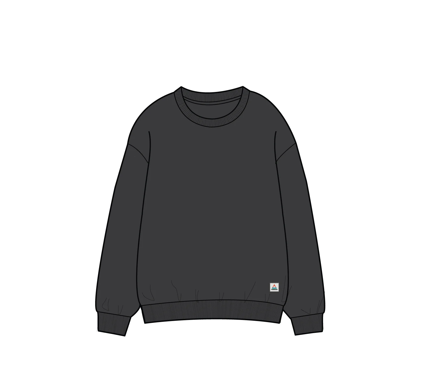 Heritage Women's Sweatshirt - Faded Black - Image 9