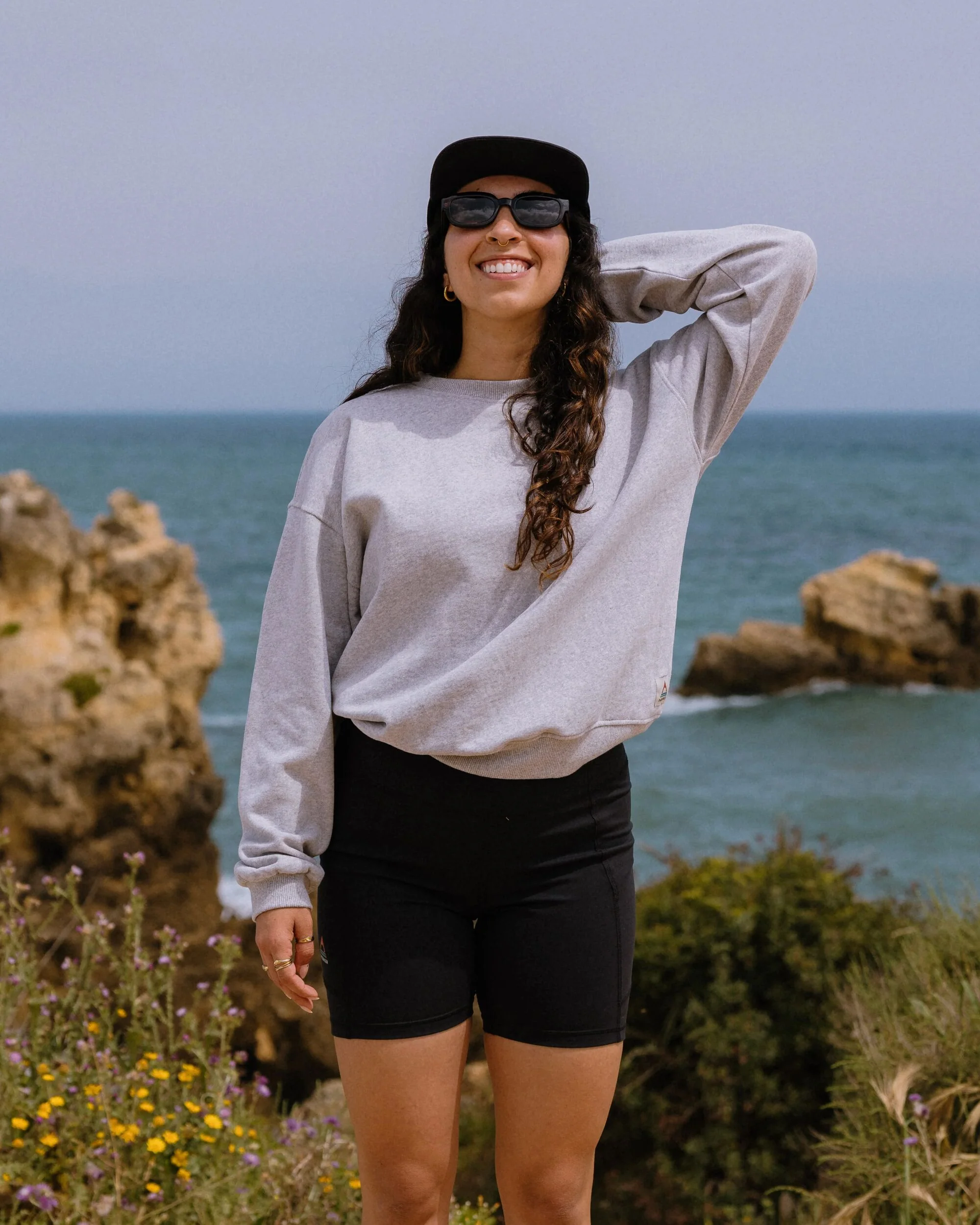 Heritage Women's Sweatshirt - Mid Grey Marl