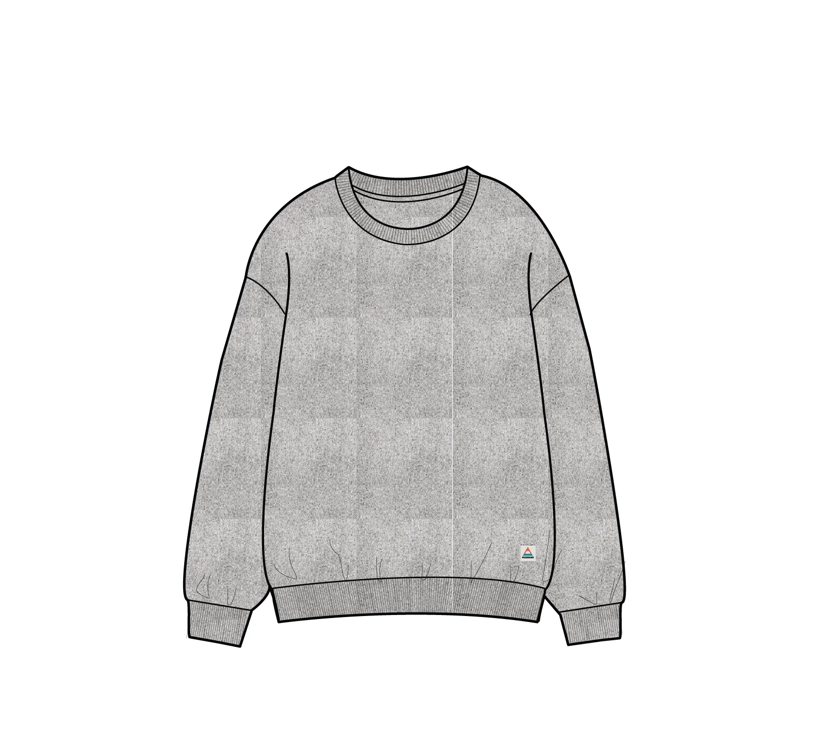 Heritage Women's Sweatshirt - Mid Grey Marl - Image 11