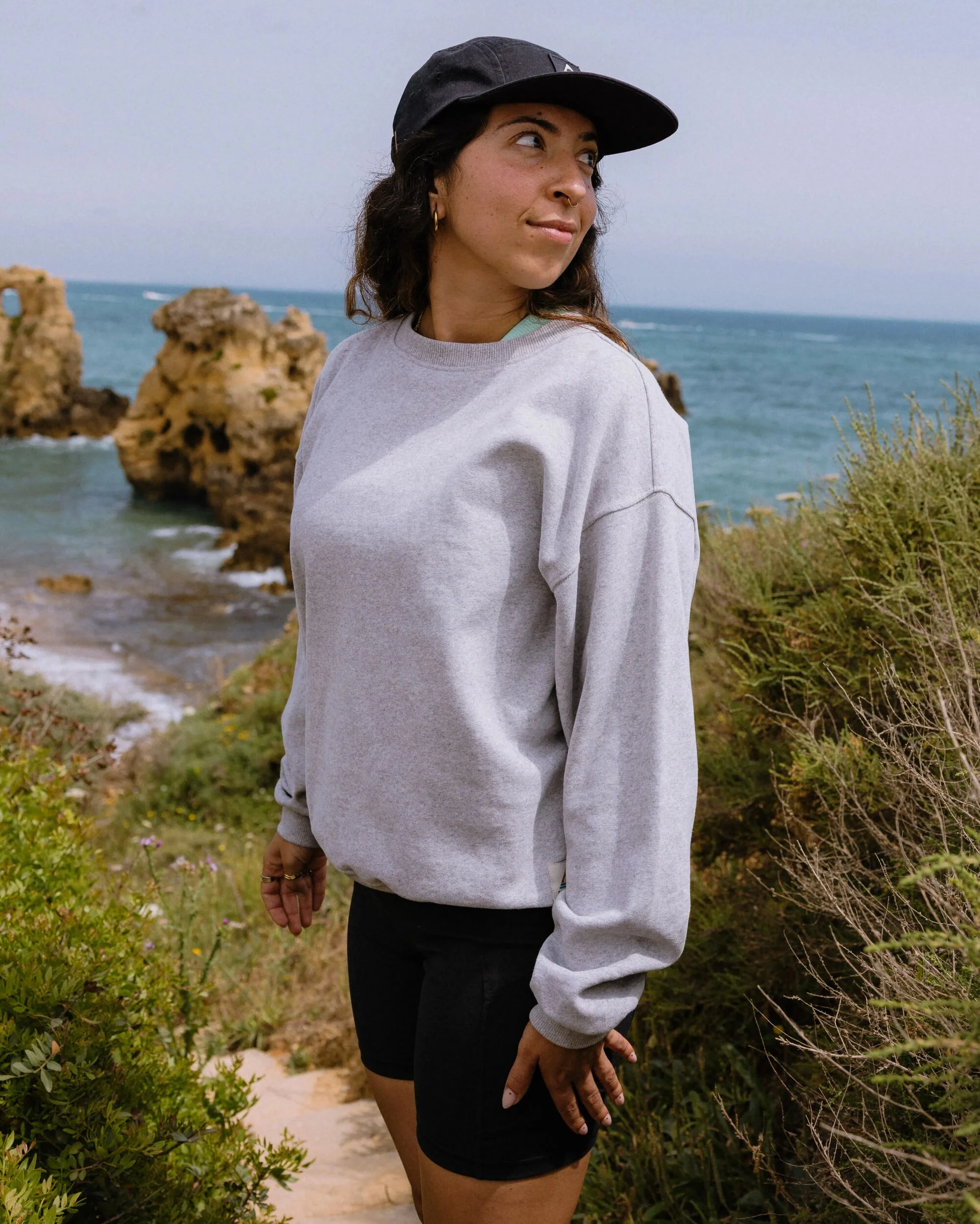 Heritage Women's Sweatshirt - Mid Grey Marl - Image 4