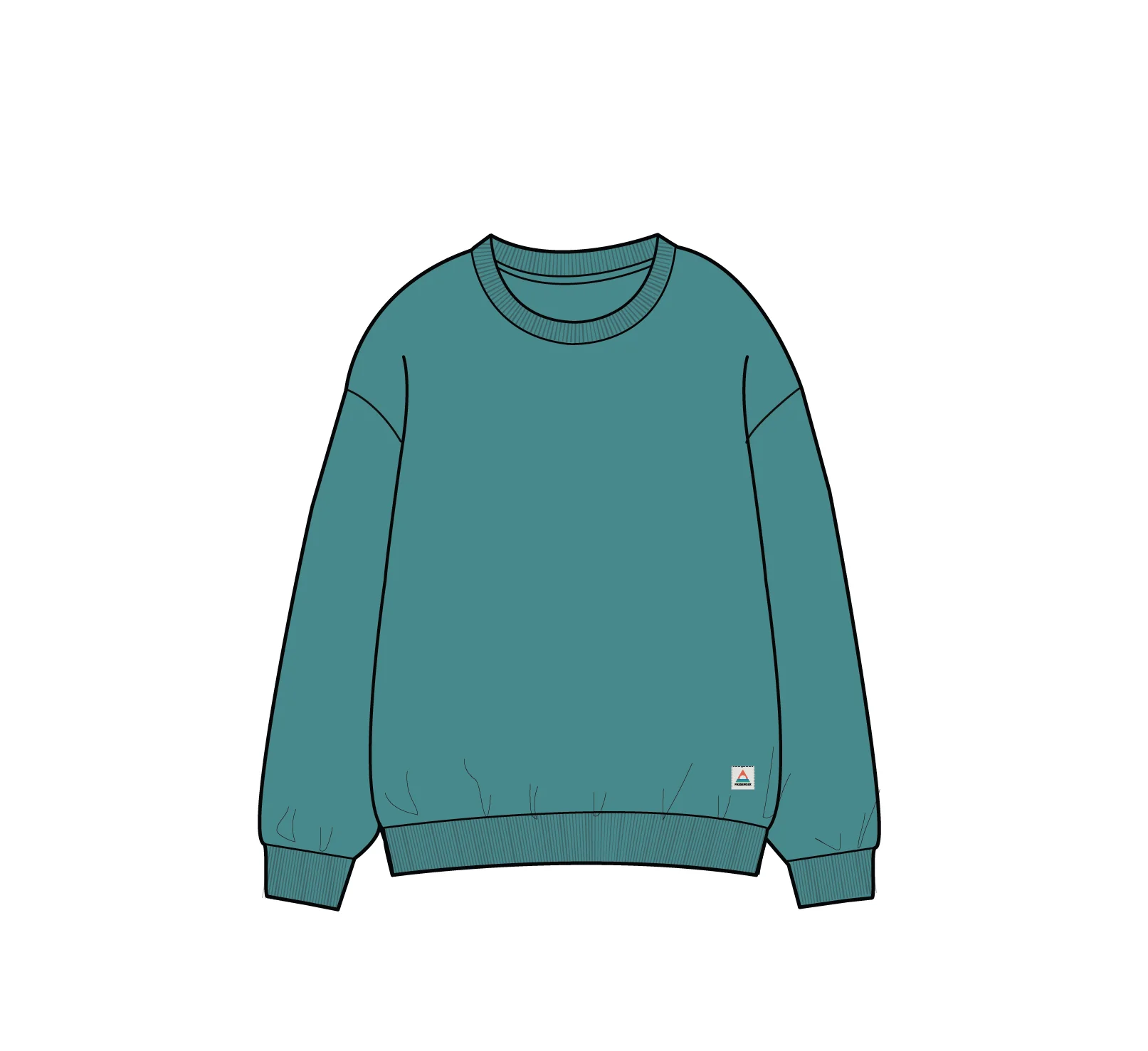Heritage Women's Sweatshirt - Ocean Teal - Image 7
