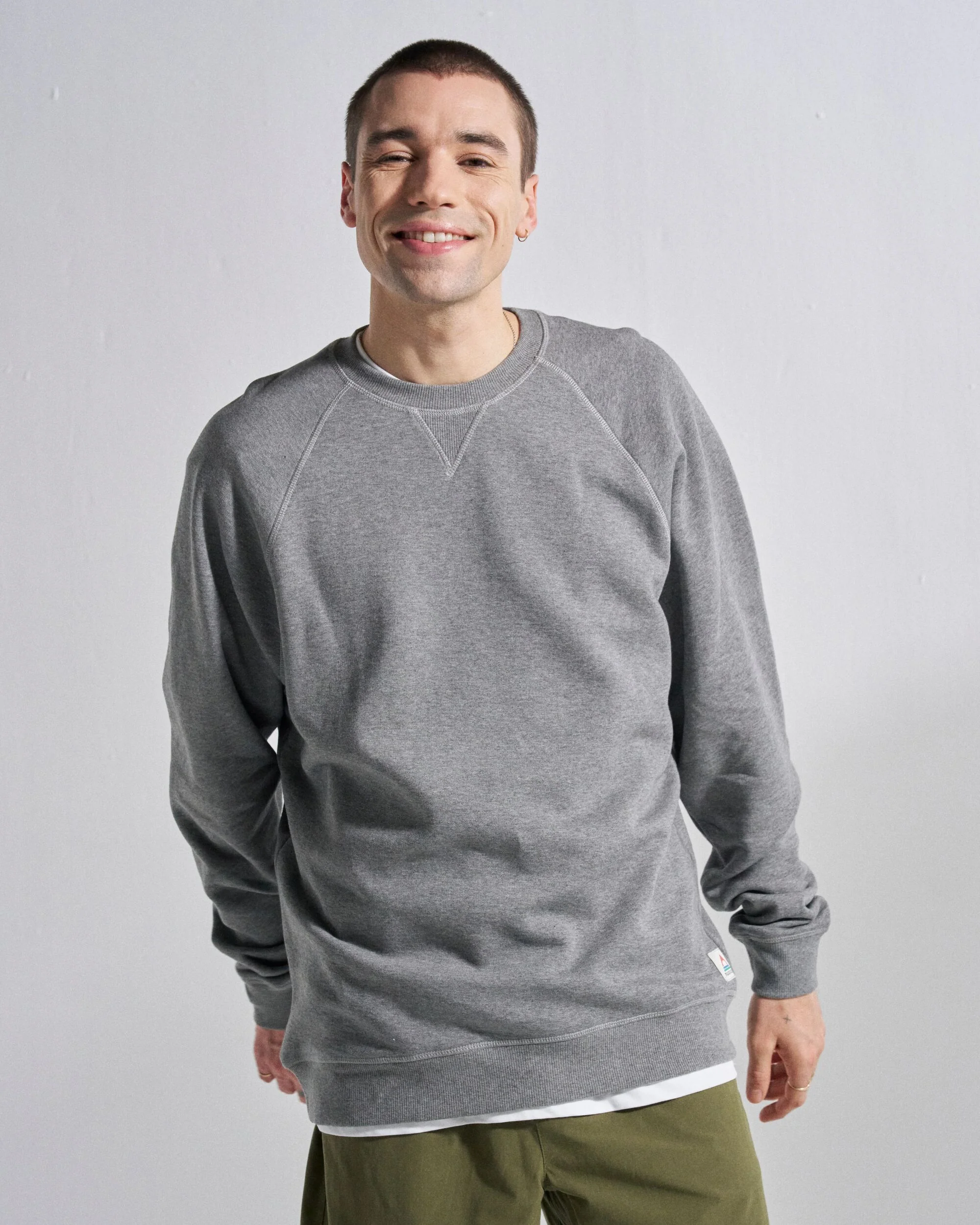 Heritage Men's Sweatshirt - Dark Grey Marl - Image 3
