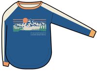 Hilltop Organic Cotton LS T-Shirt - Azure Blue - Image 10
