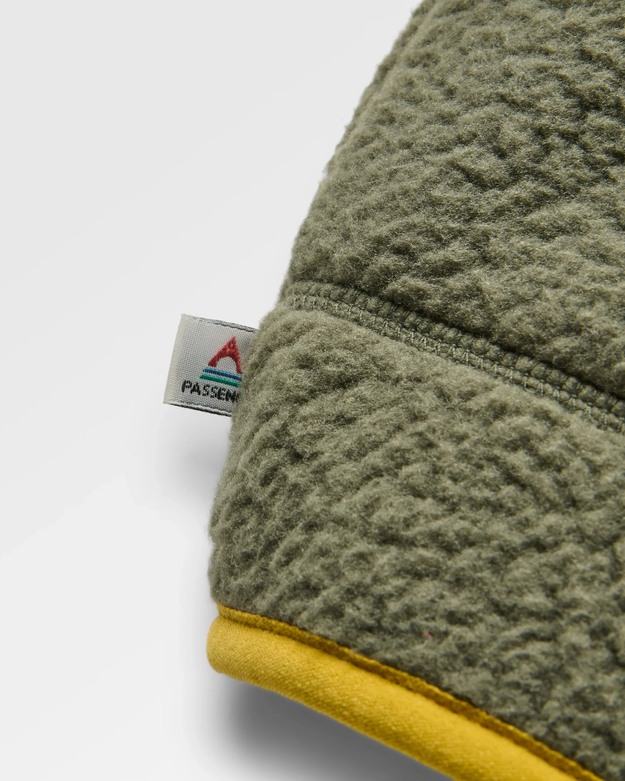 Home Sherpa Fleece - Vintage White/Dusty Olive - Image 8