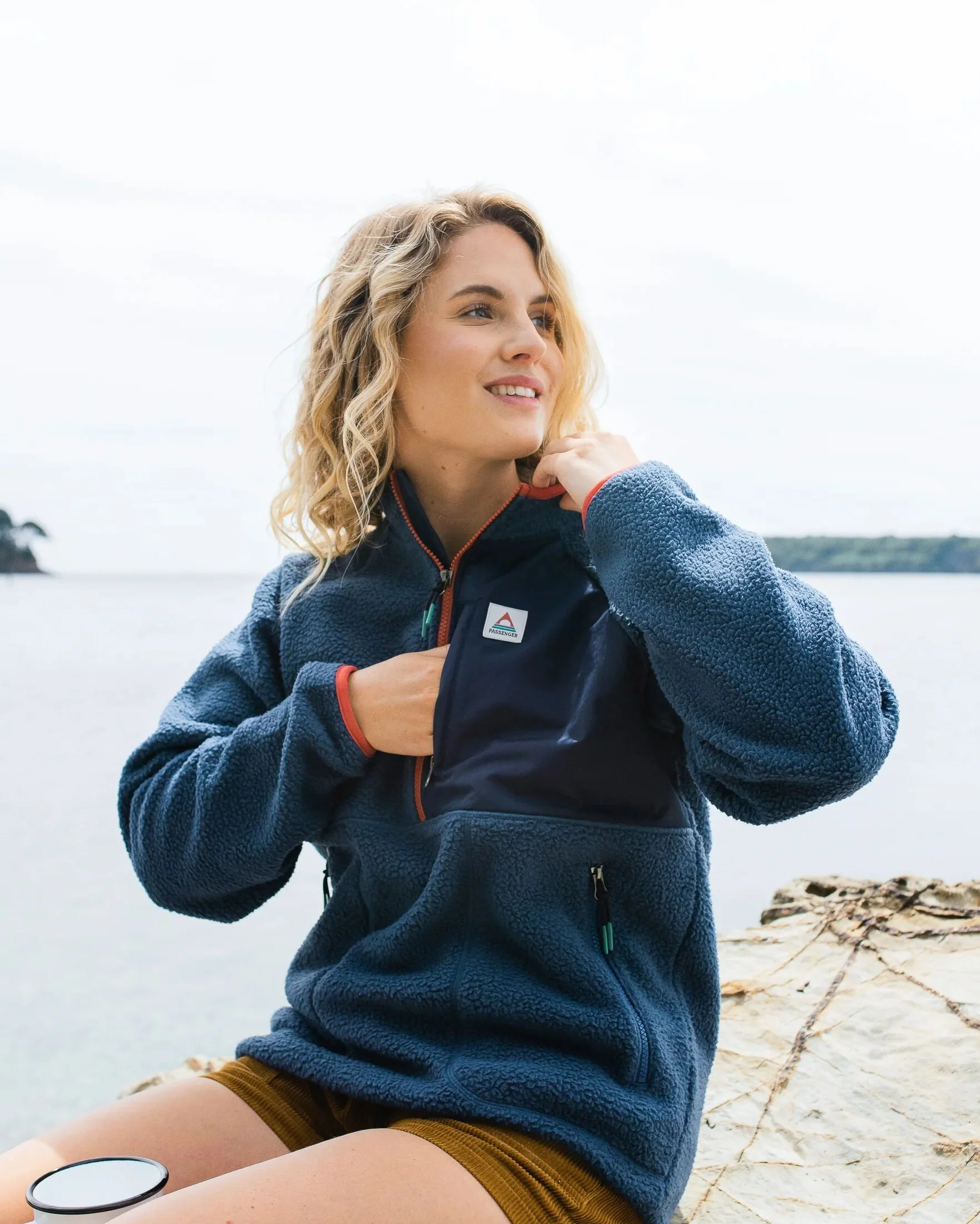 Home Sherpa Fleece - Dark Denim