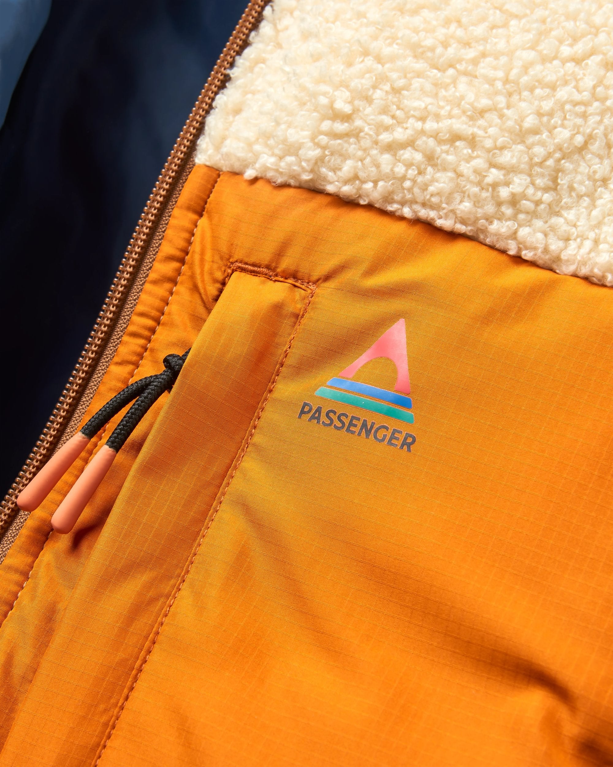 Inspire Insulated Hooded Jacket - Dark Denim/Toffee - Image 6