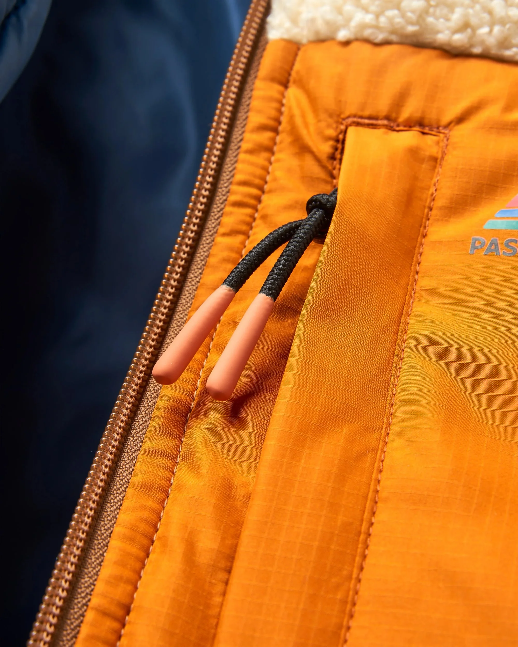 Inspire Insulated Hooded Jacket - Dark Denim/Toffee - Image 8