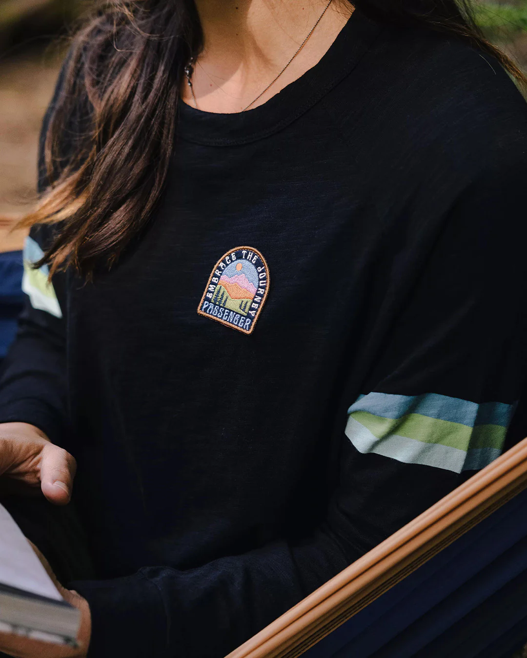 Hope Oversized LS T-Shirt - Black