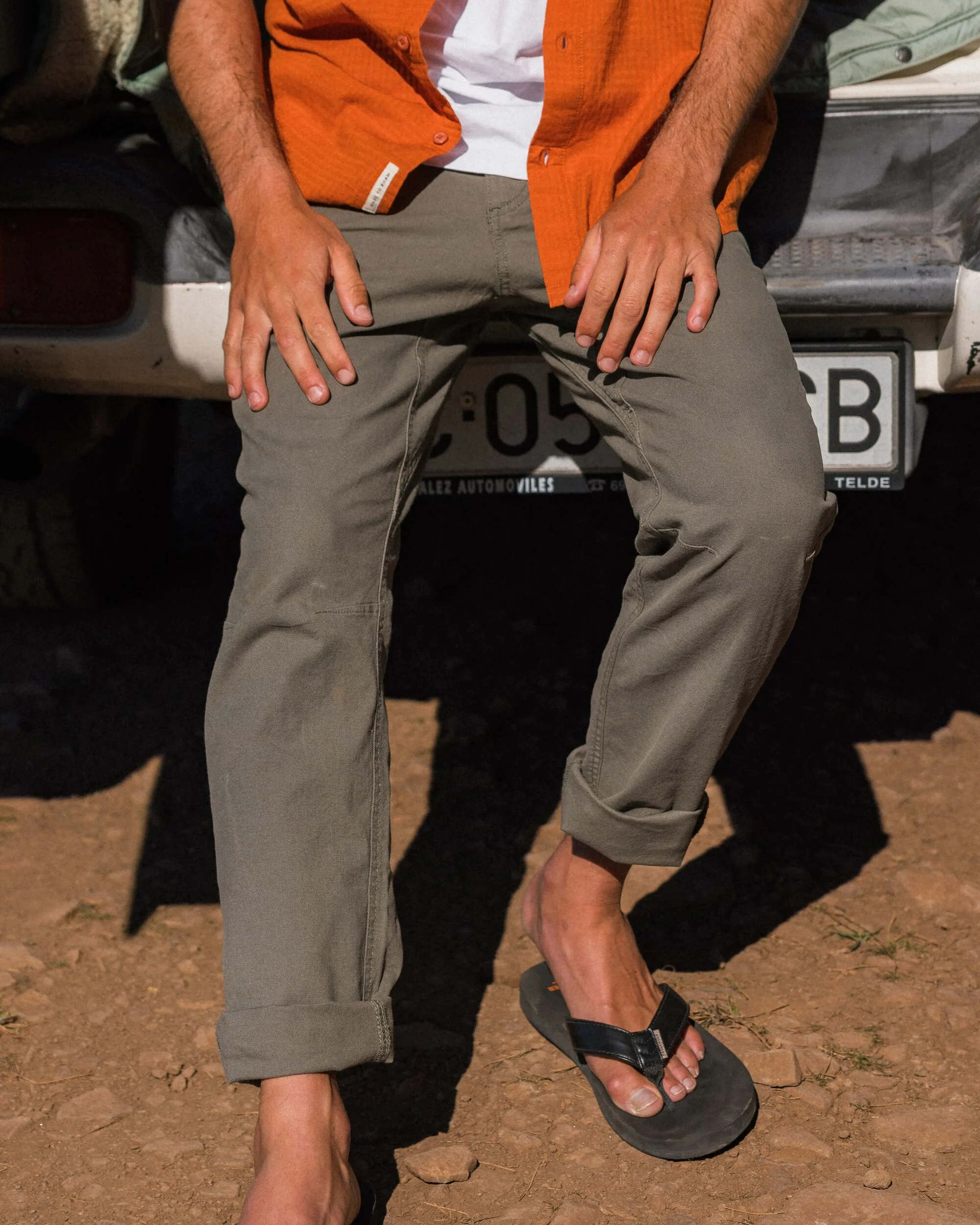Horizon Regular Fit Trouser - Dusty Olive