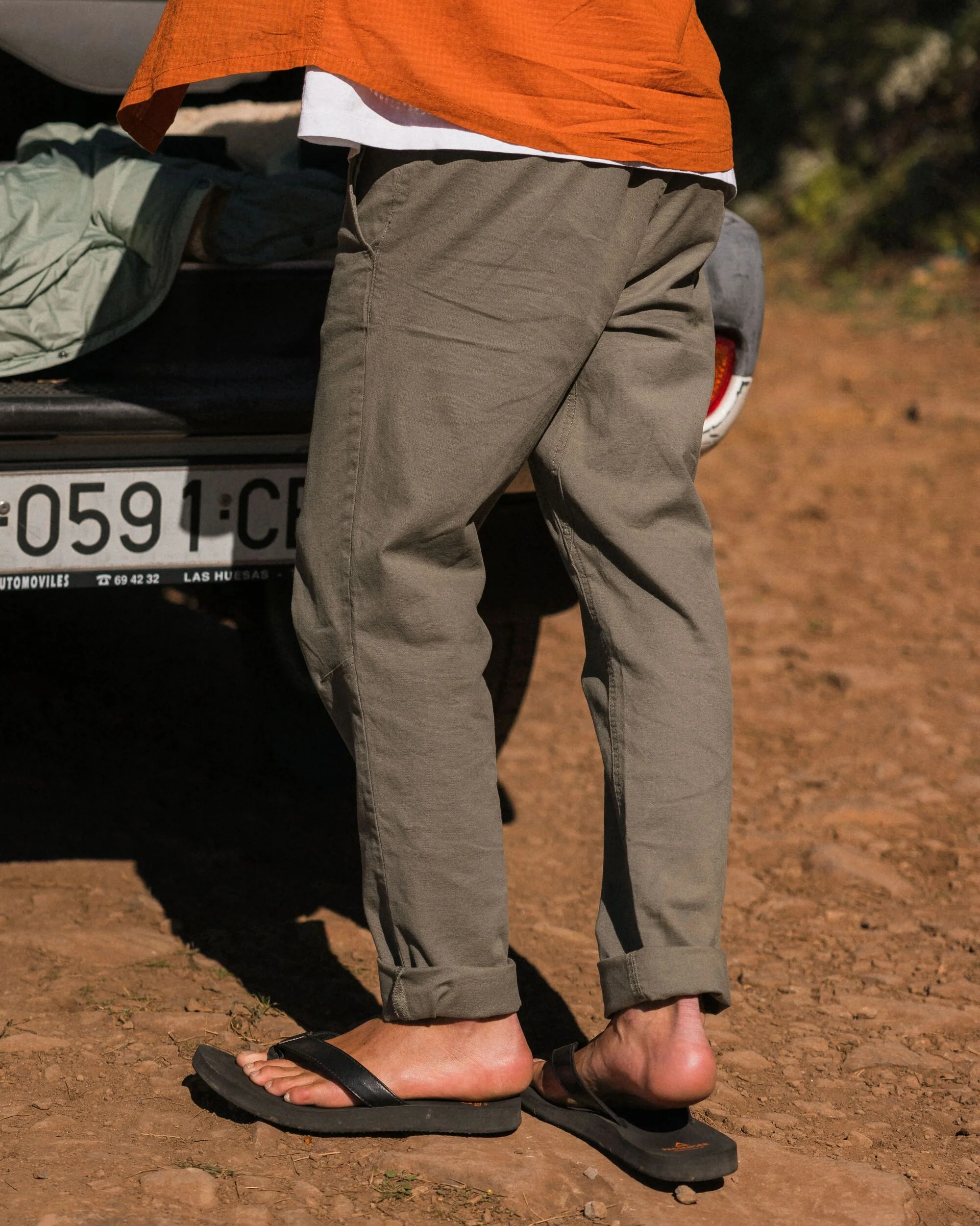 Horizon Regular Fit Trouser - Dusty Olive - Image 4
