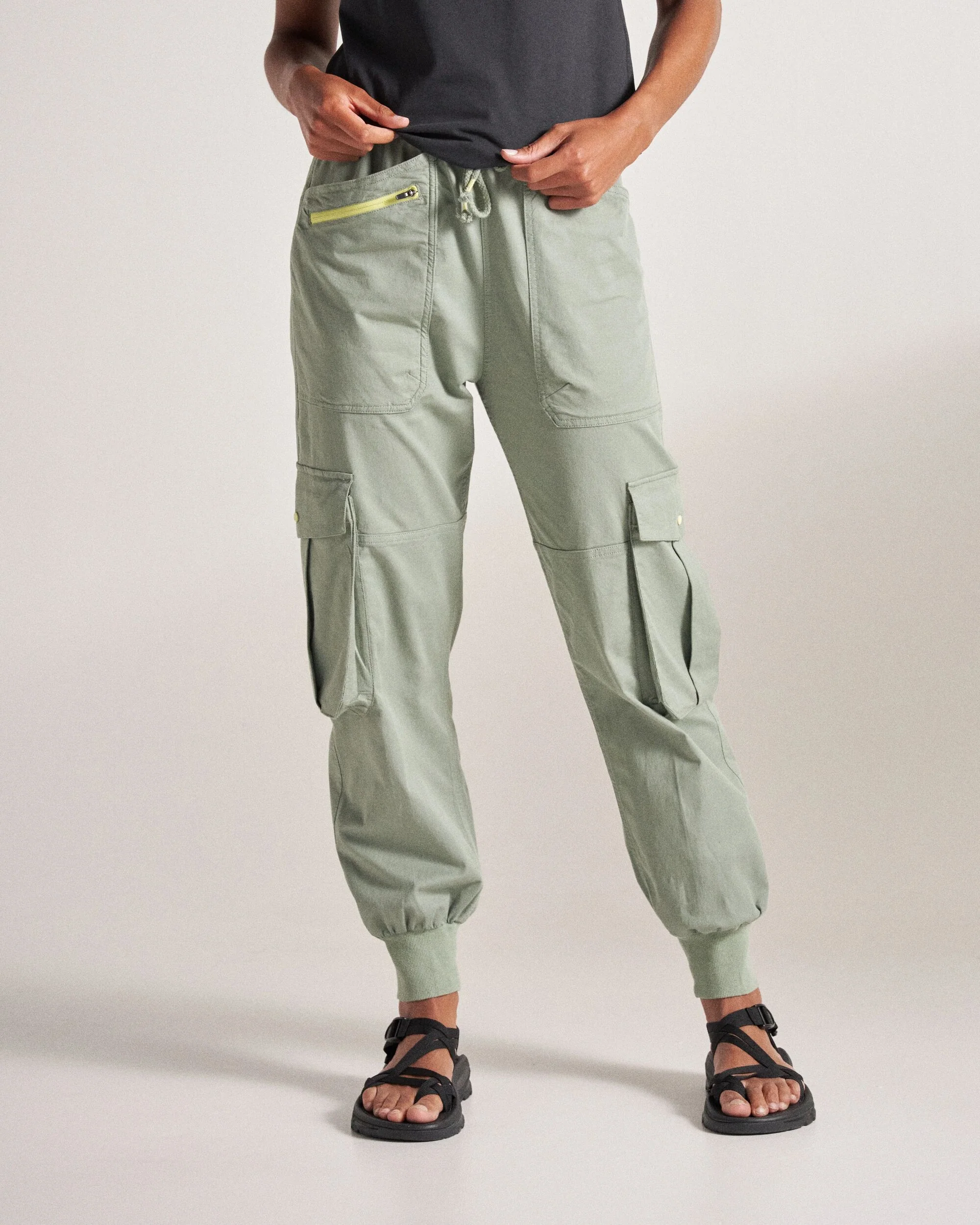 Hydrilla Organic Cotton Trouser - Pistachio