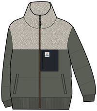 Inspire Insulated Jacket - Dusty Olive - Image 10