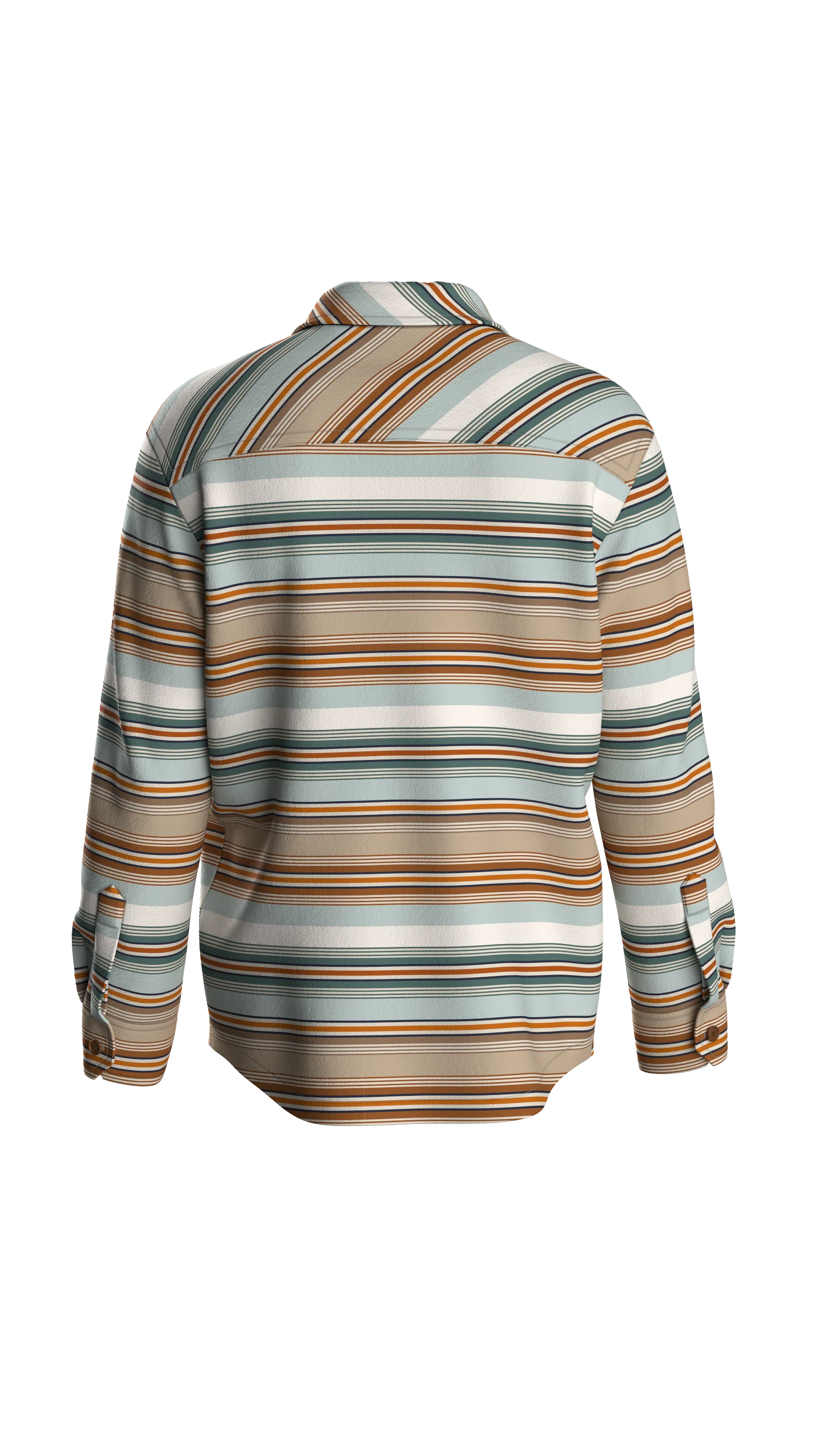 Island Twill Shirt - Birch Beach Stripe - Image 9