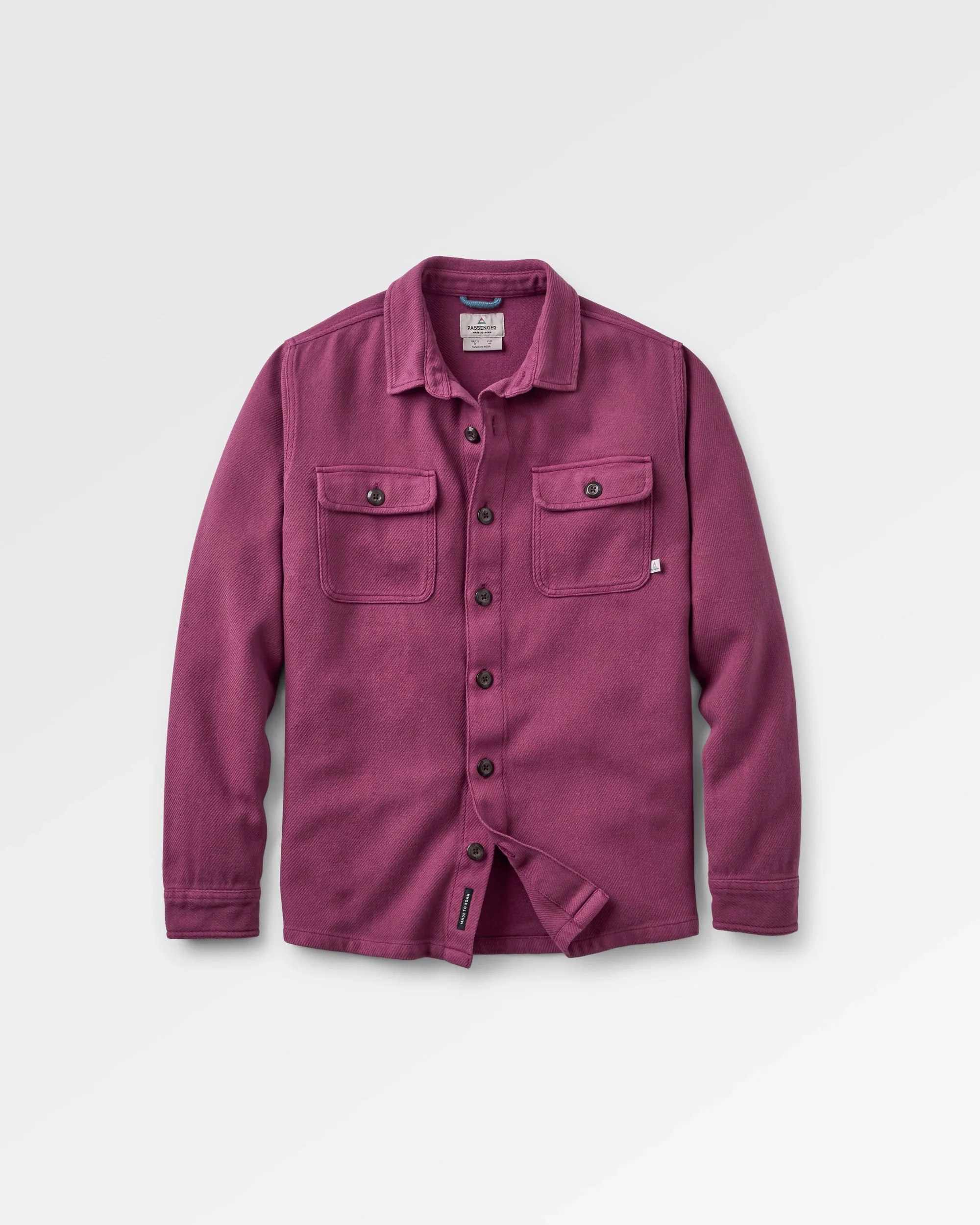 Island Twill Shirt - Warm Berry