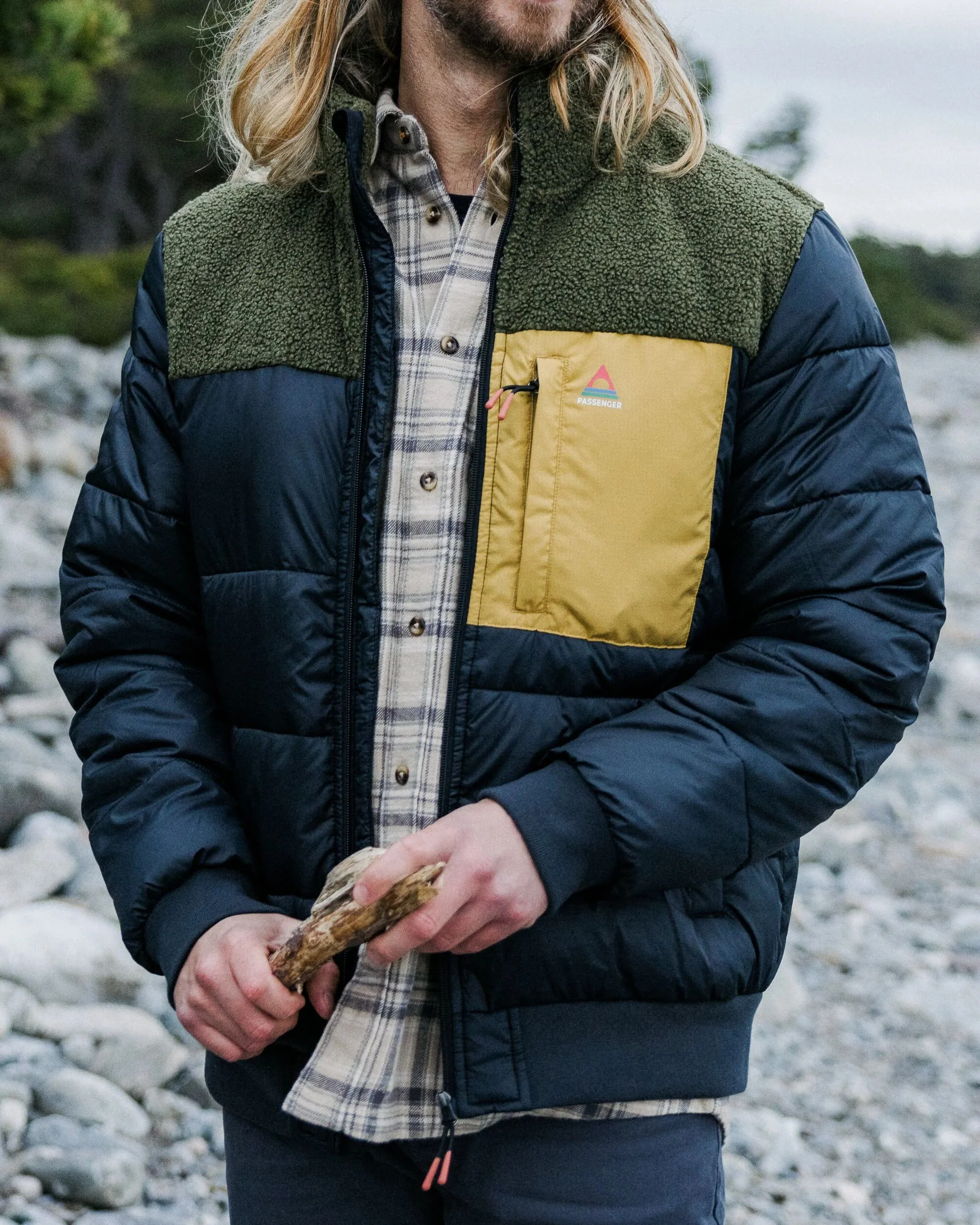 Journey Insulated Jacket - Black/Khaki