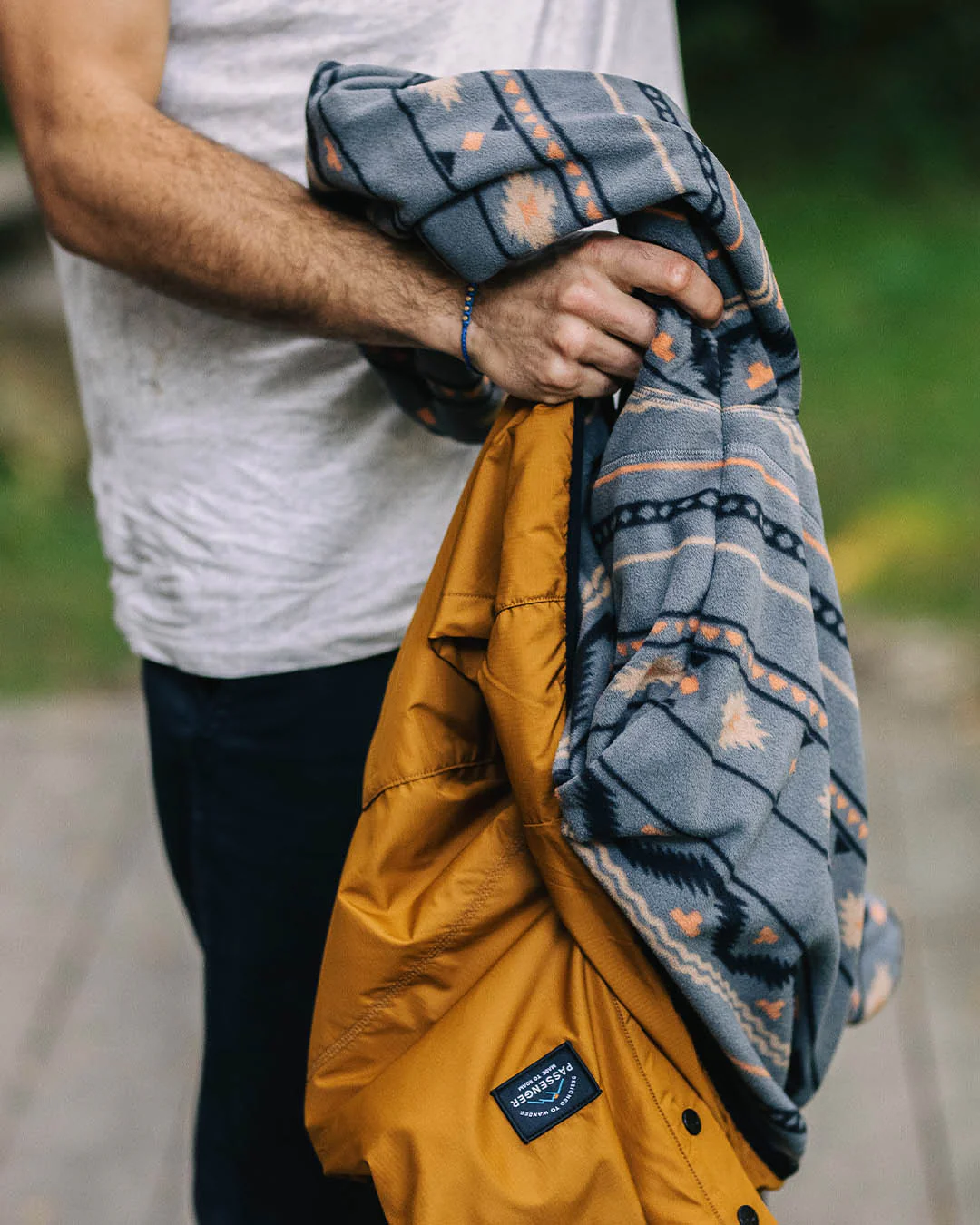 Journey Reversible Jacket - Golden Brown - Image 5
